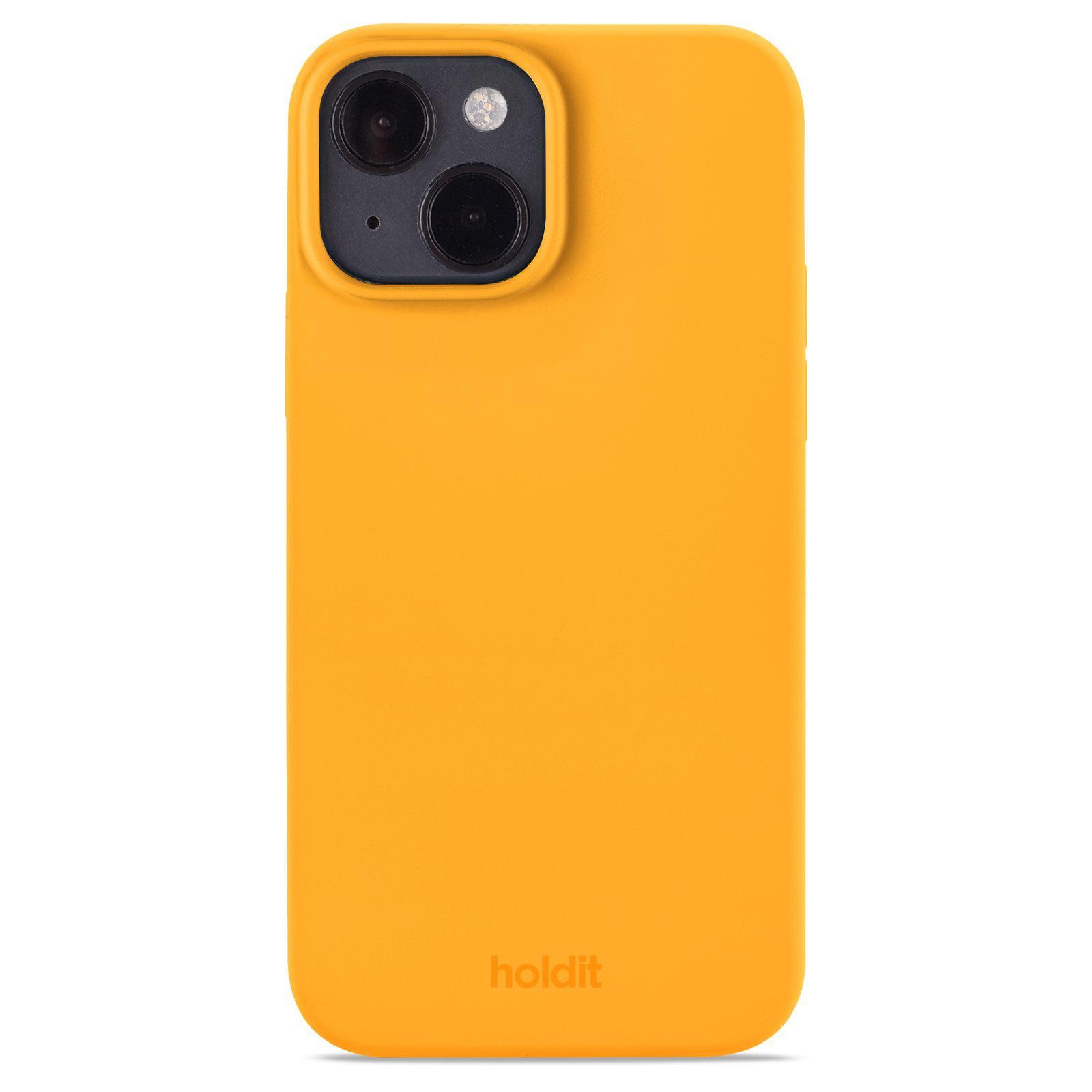 Funda de silicona para iPhone 14 Orange Juice