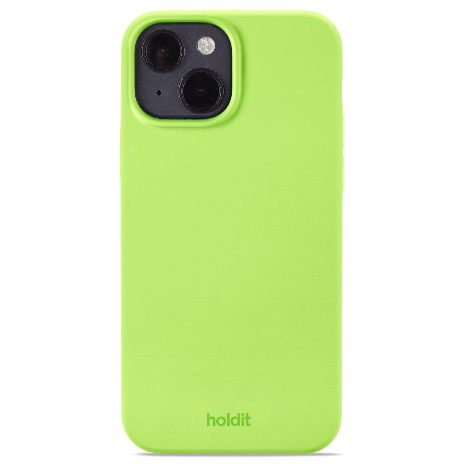 Funda de silicona para iPhone 13 Acid Green