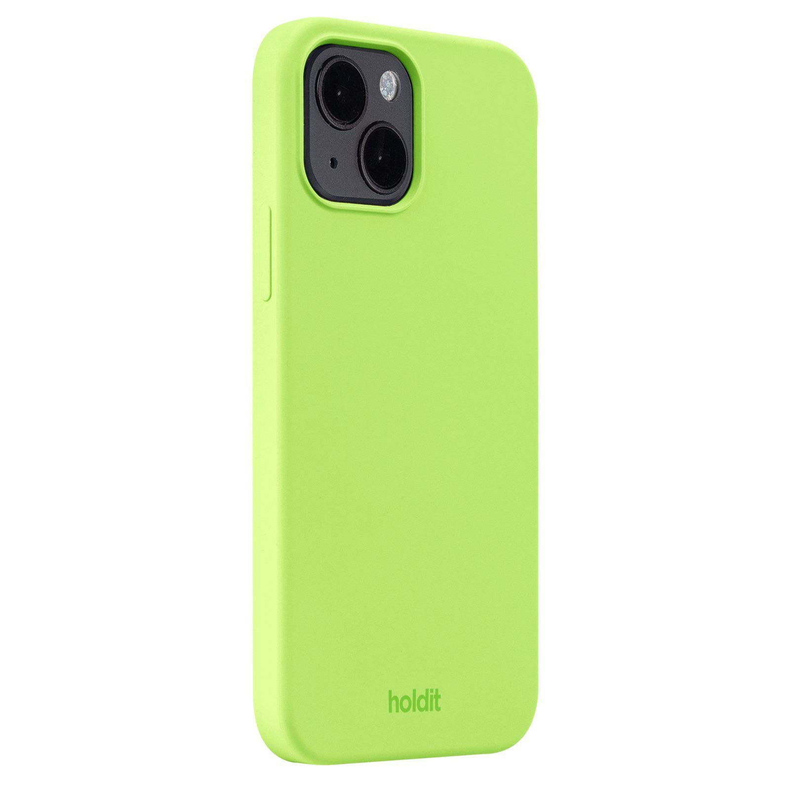 Funda de silicona para iPhone 13 Acid Green