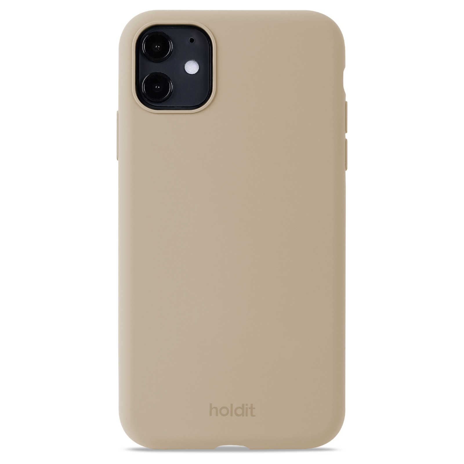 Funda de silicona para iPhone 11 Beige