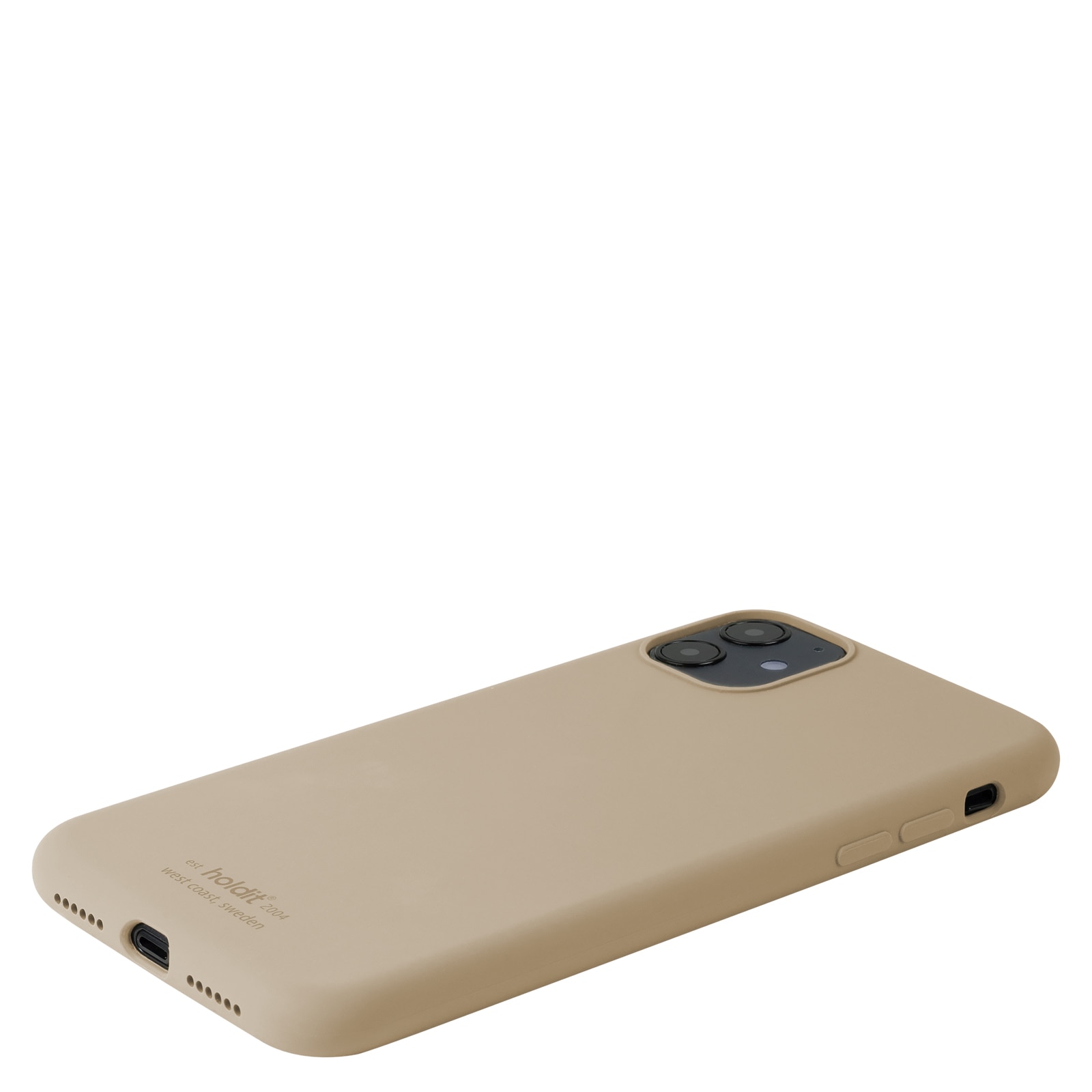 Funda de silicona para iPhone 11 Beige