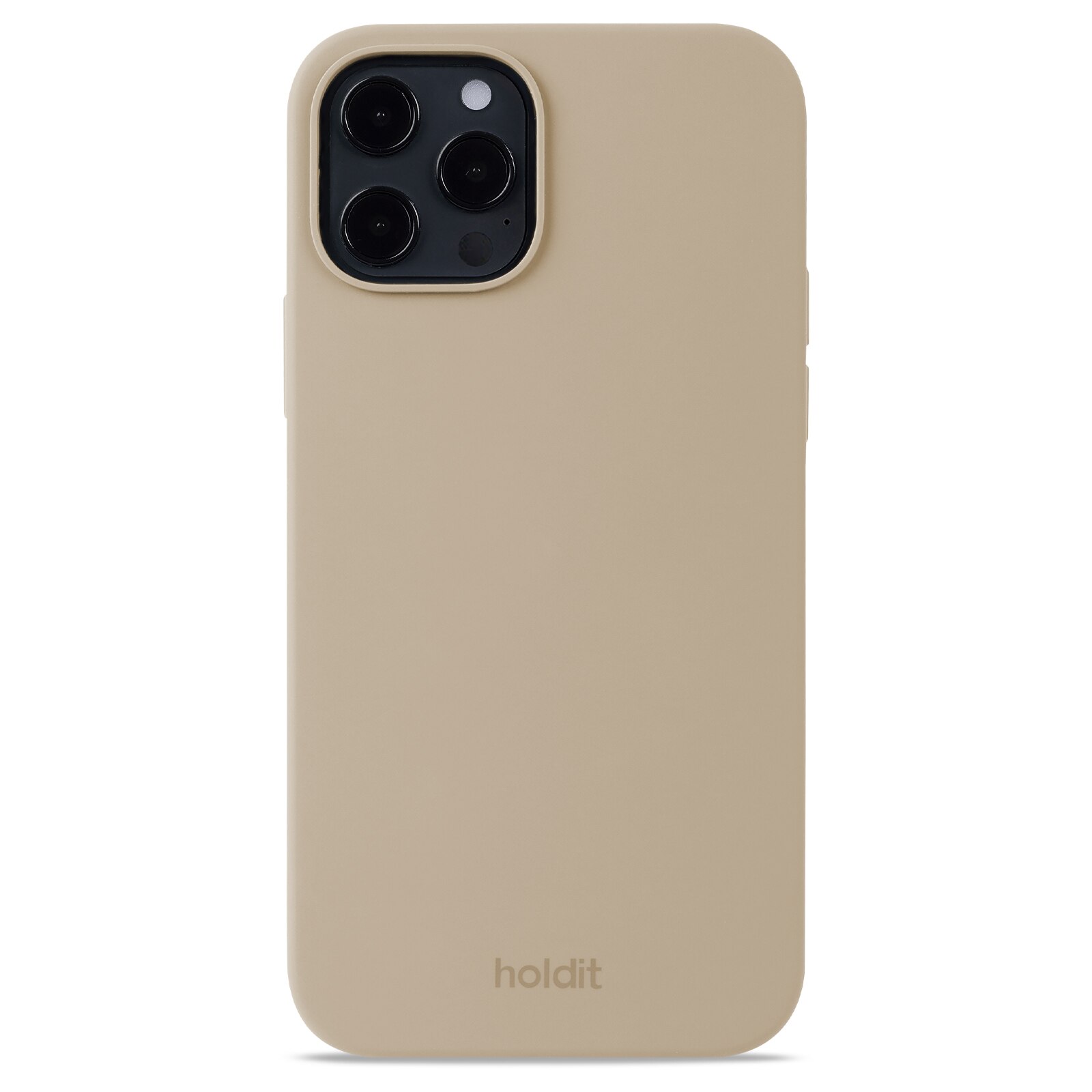 Funda de silicona iPhone 12/12 Pro Latte Beige