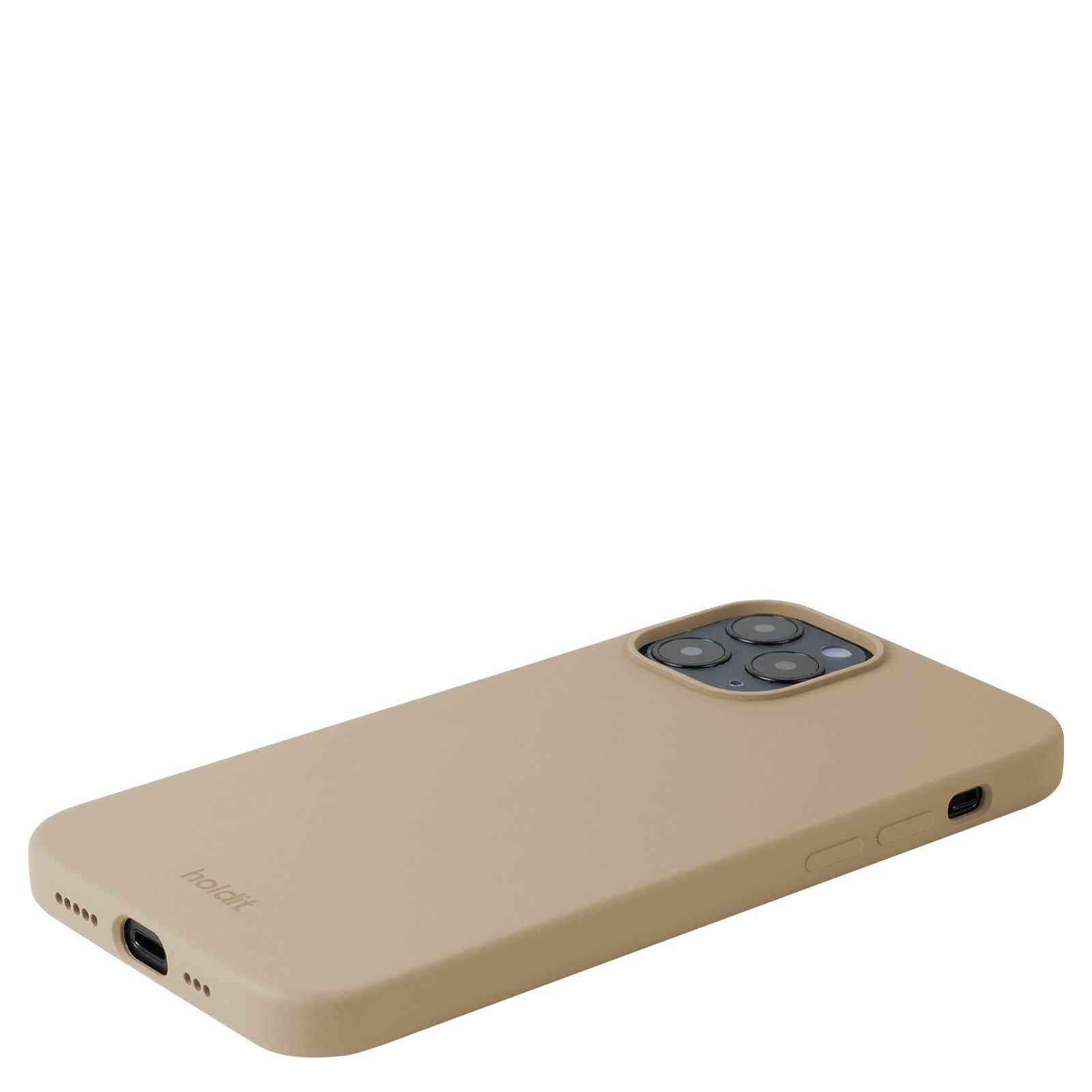 Funda de silicona iPhone 12/12 Pro Latte Beige