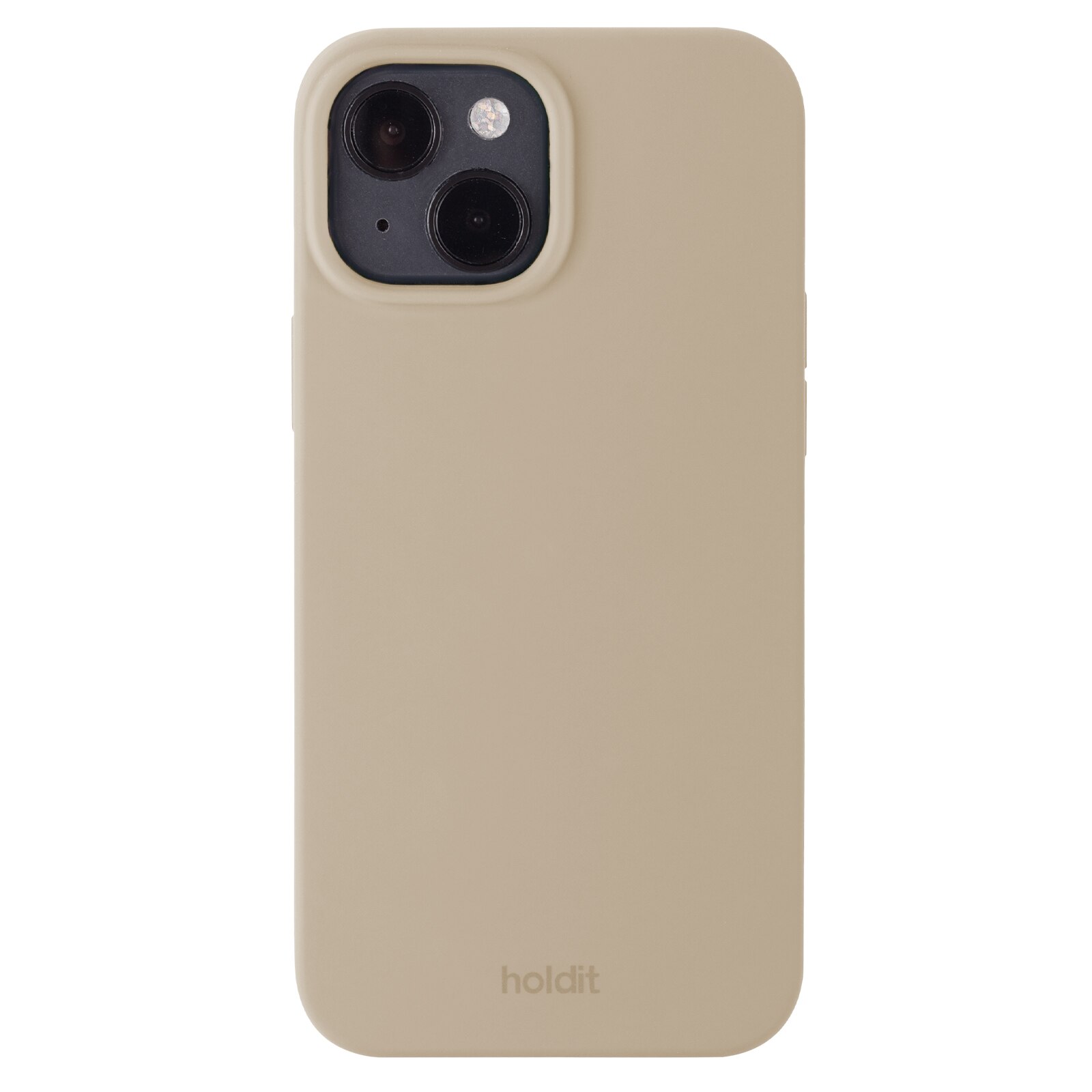 Funda de silicona iPhone 14 Latte Beige