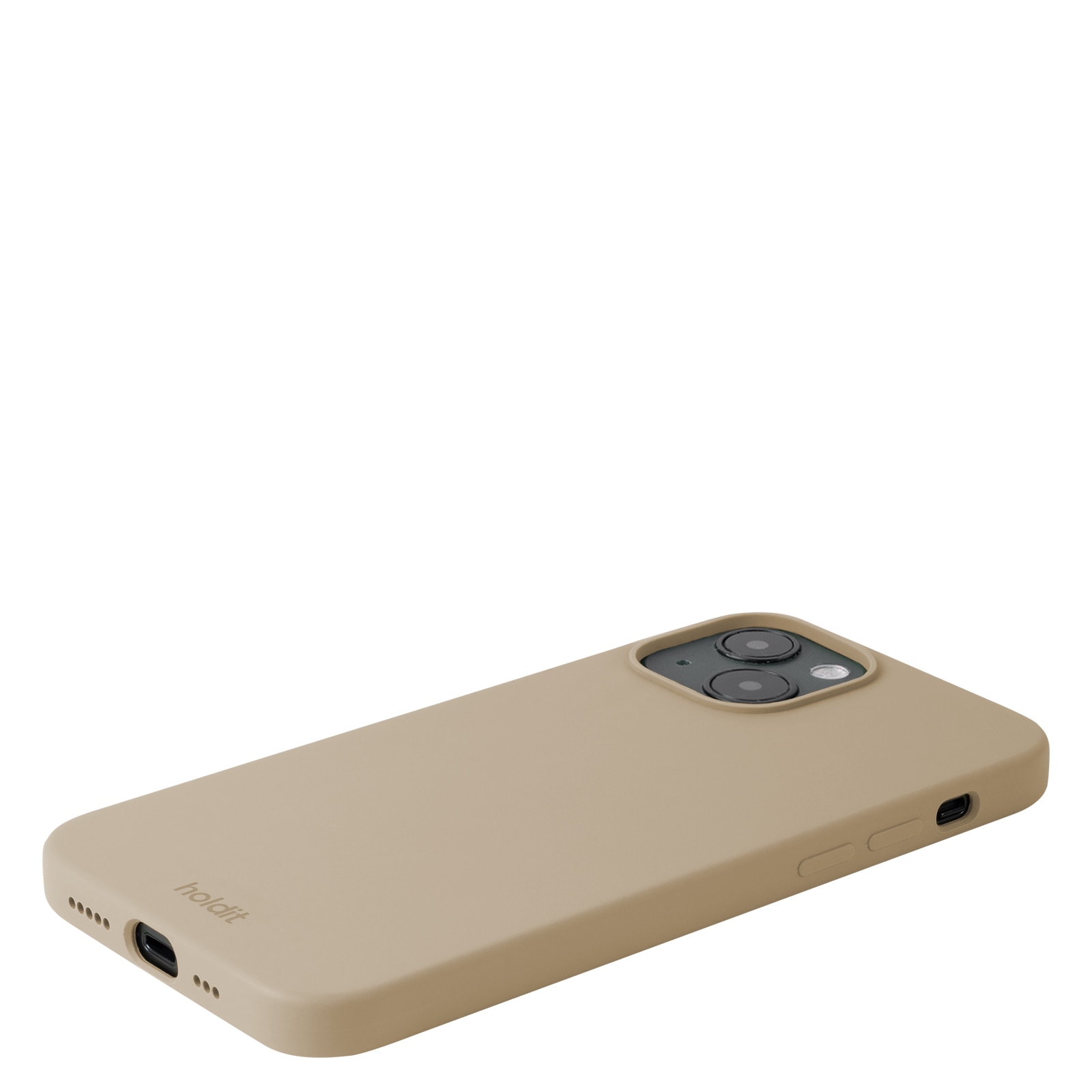 Funda de silicona para iPhone 14 Beige