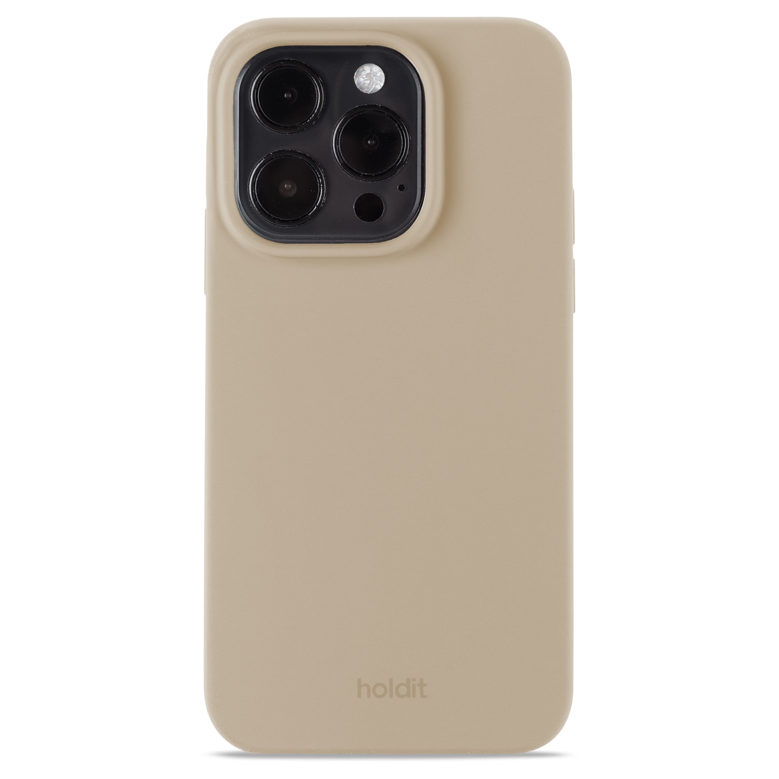 Funda de silicona iPhone 14 Pro Latte Beige