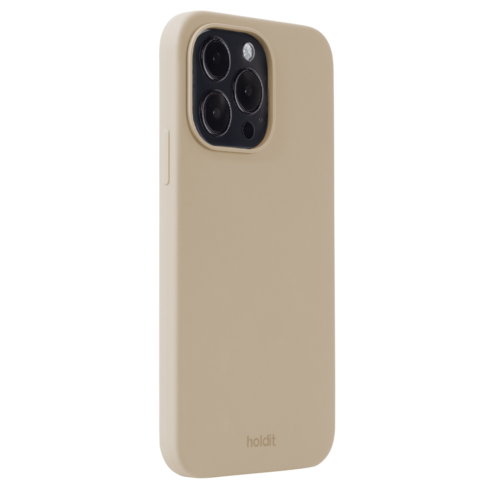 Funda de silicona para iPhone 14 Pro Max Beige