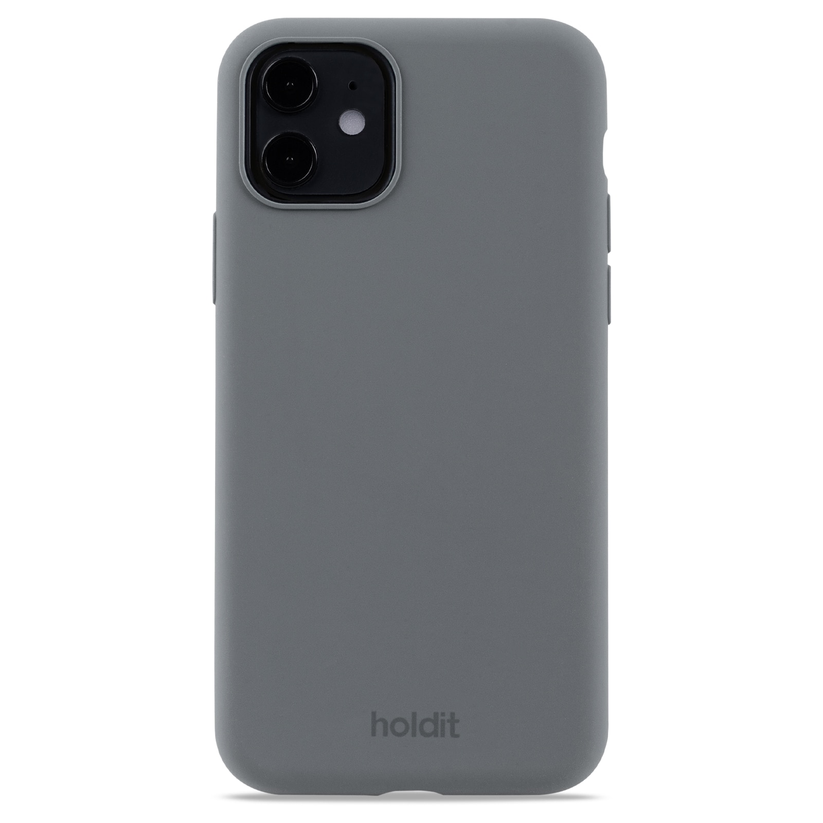 Funda de silicona iPhone 11/XR Space Gray