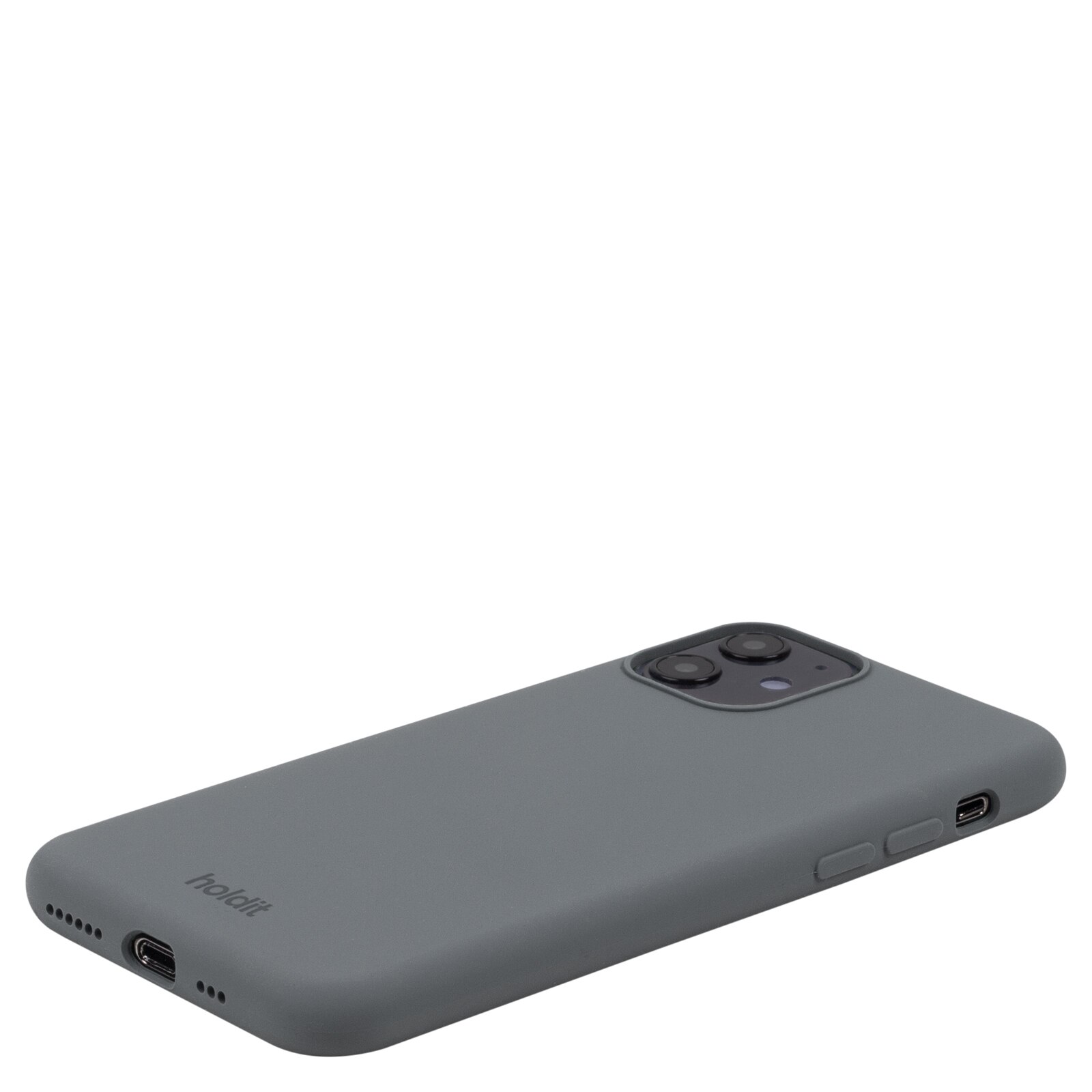 Funda de silicona iPhone XR Space Gray