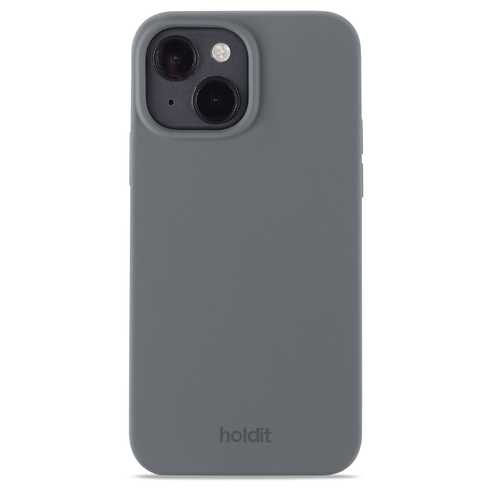 Funda de silicona iPhone 14/13 Space Gray