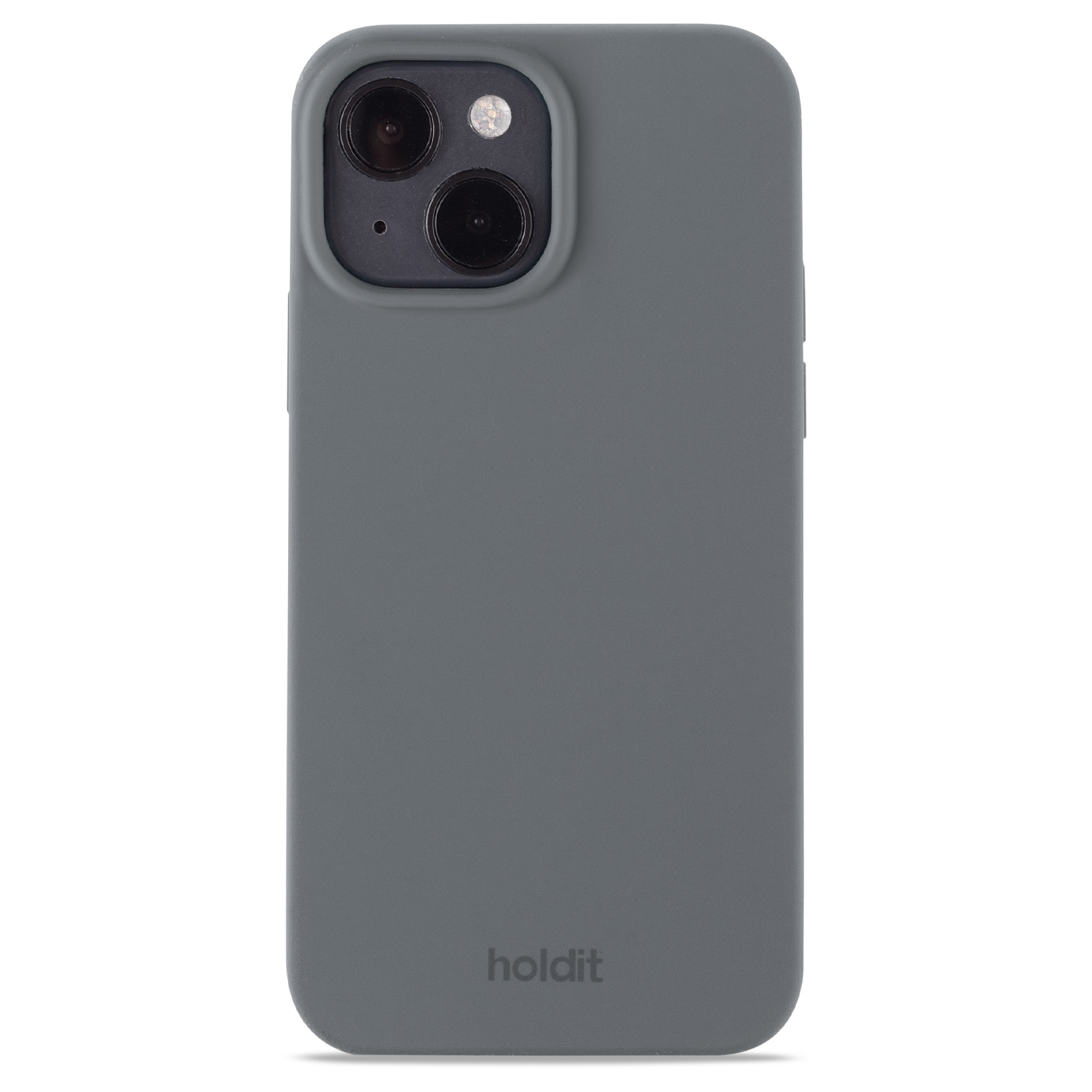 Funda de silicona iPhone 14 Space Gray