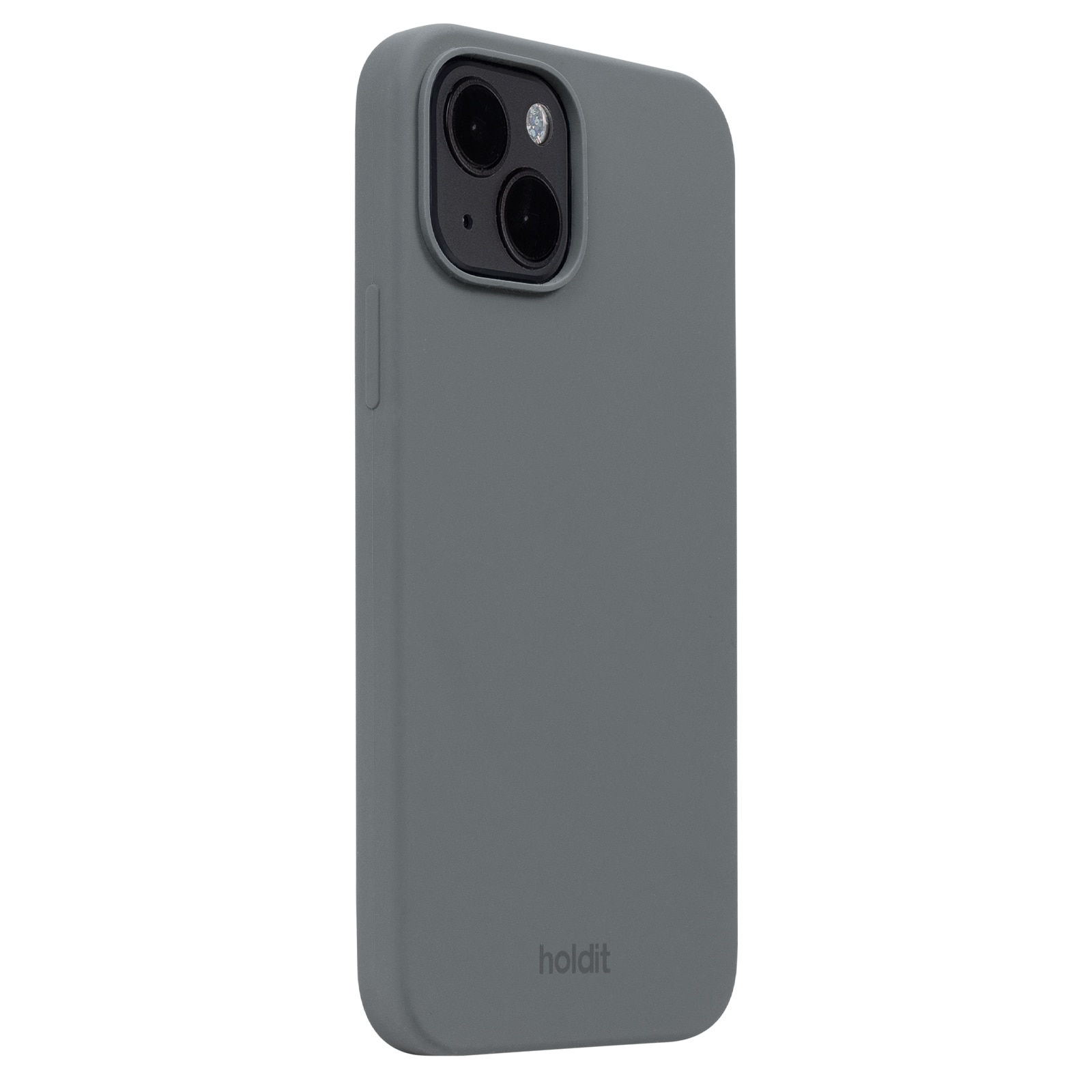 Funda de silicona para iPhone 14 Gris