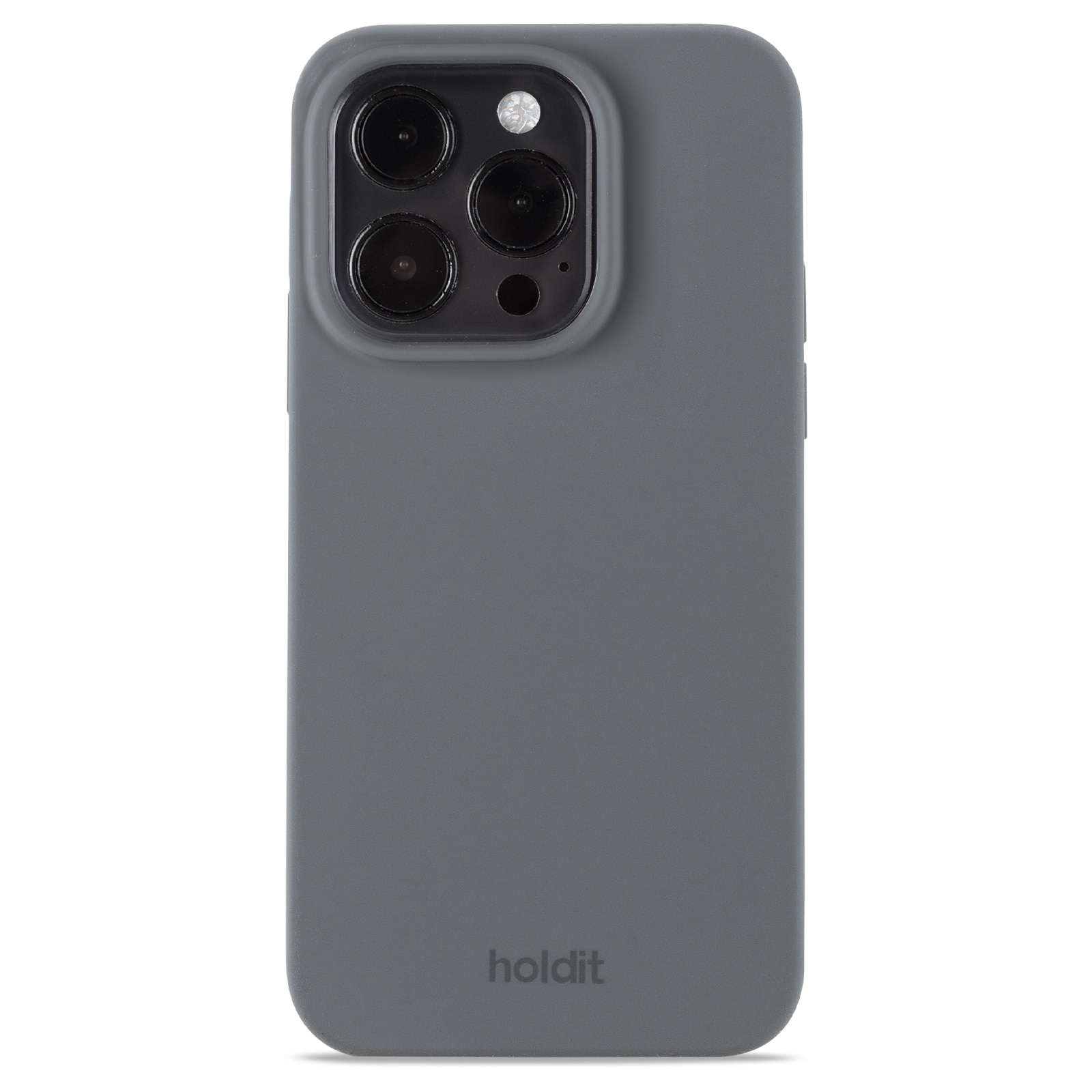 Funda de silicona iPhone 14 Pro Space Gray