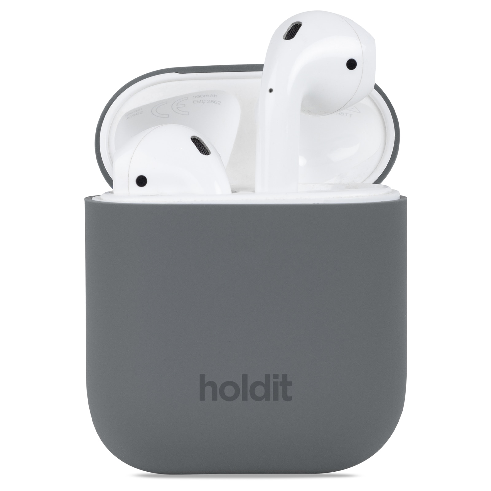 Funda de silicona AirPods Space Gray