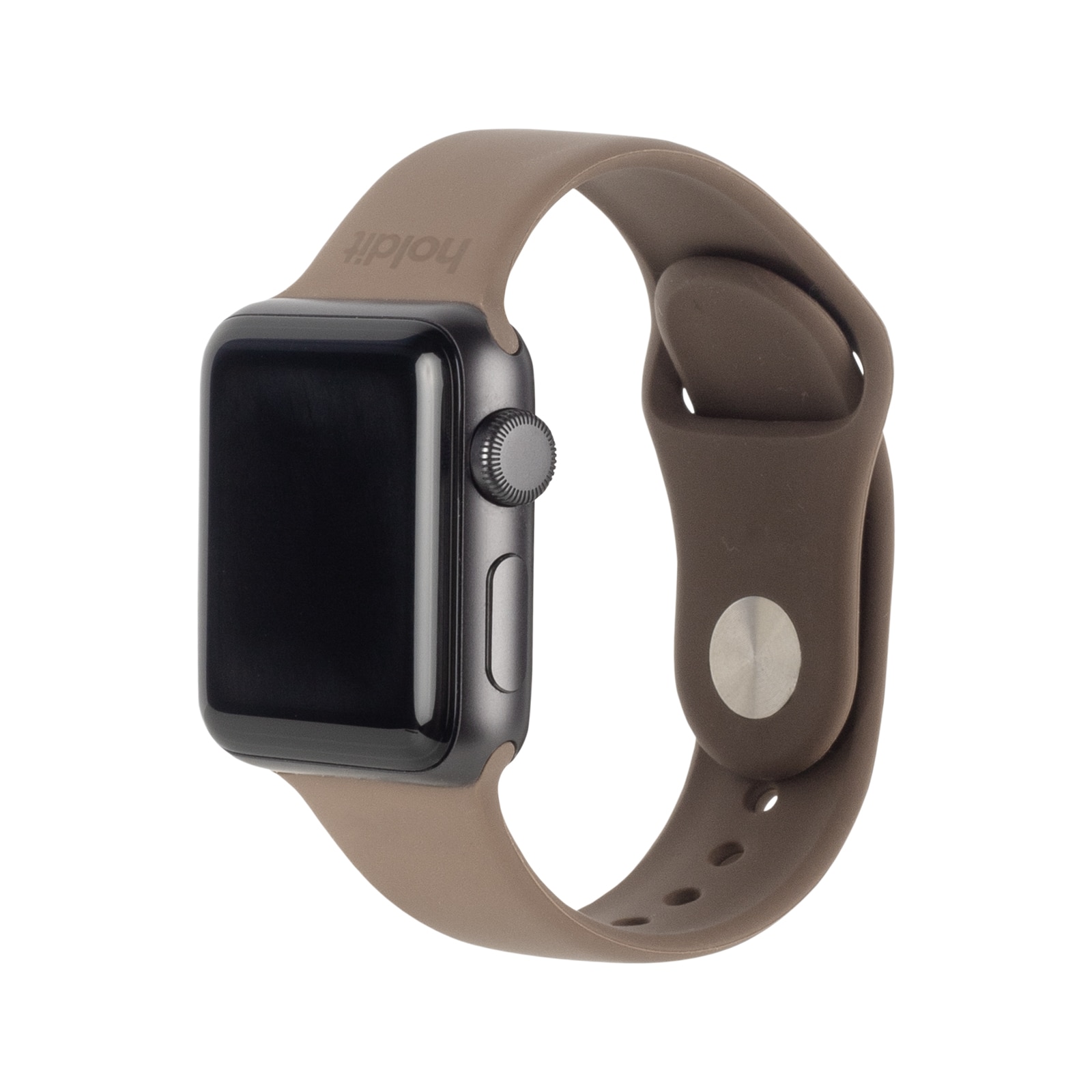 Correa de silicona Apple Watch 38mm Mocha Brown