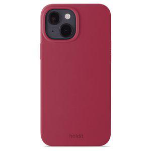 Funda de silicona para iPhone 14 Red Velvet