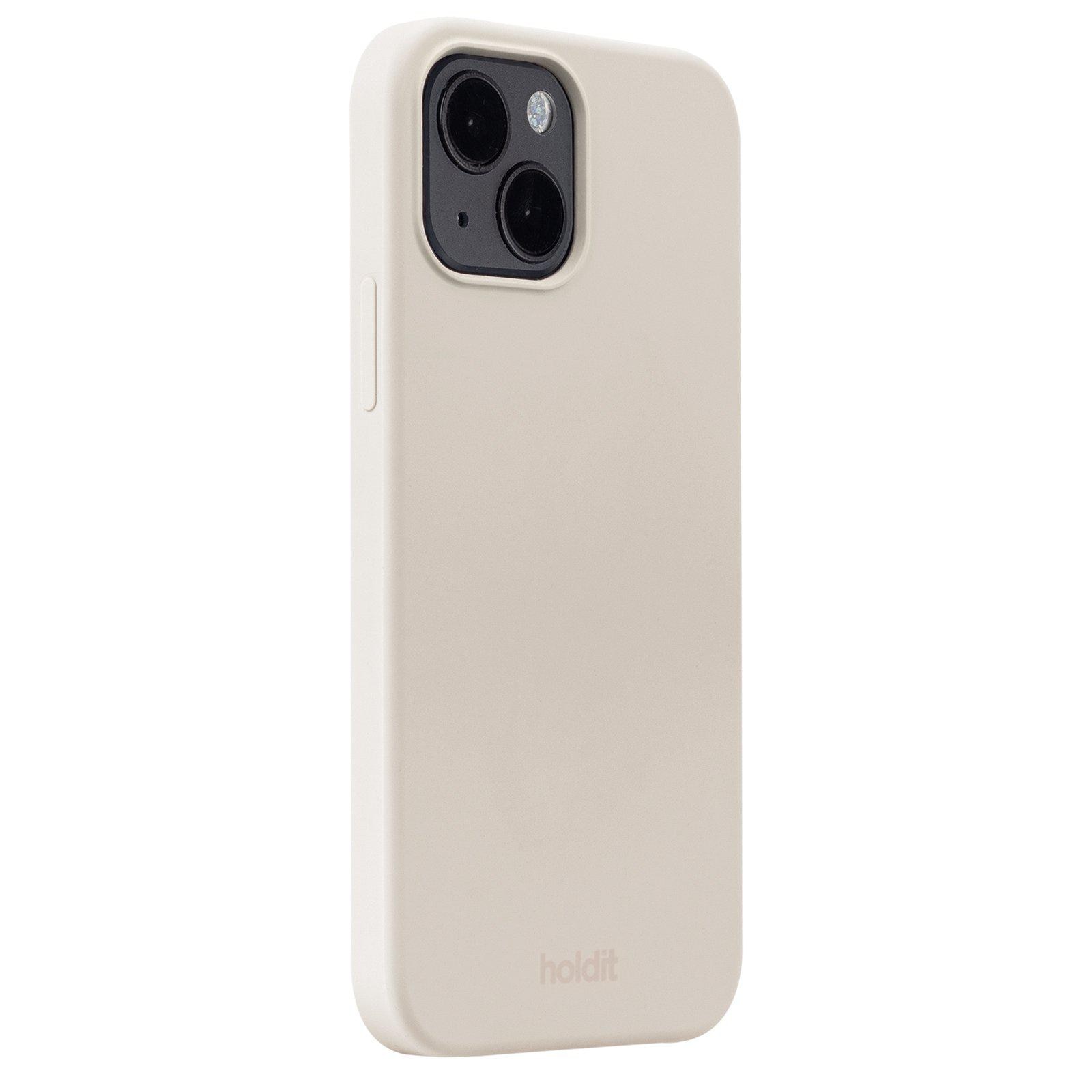 Funda de silicona para iPhone 15 Light Beige