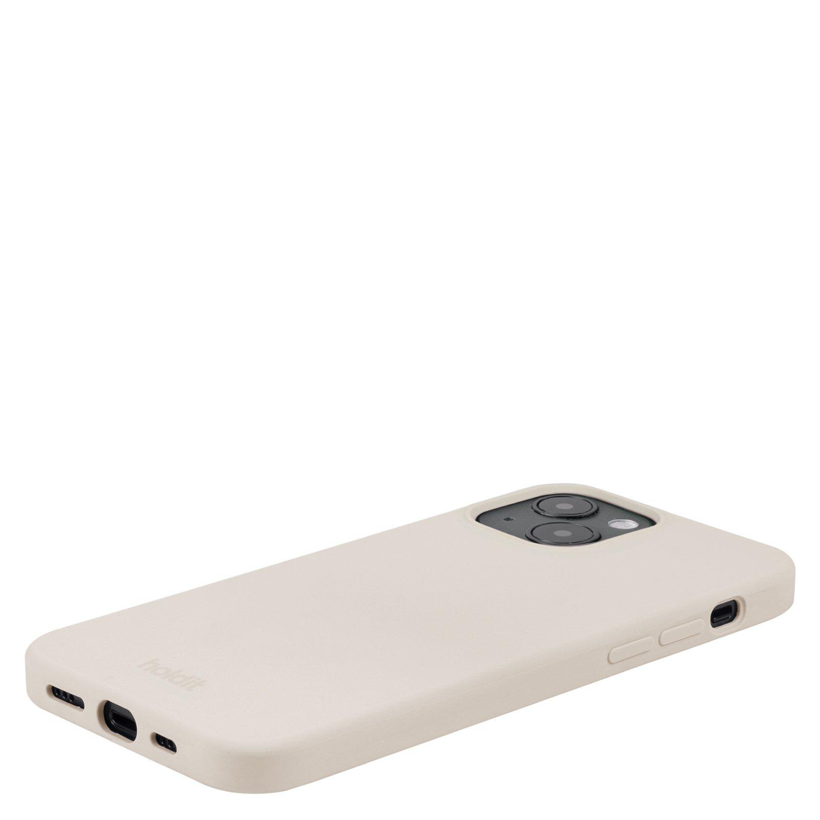 Funda de silicona para iPhone 15 Light Beige