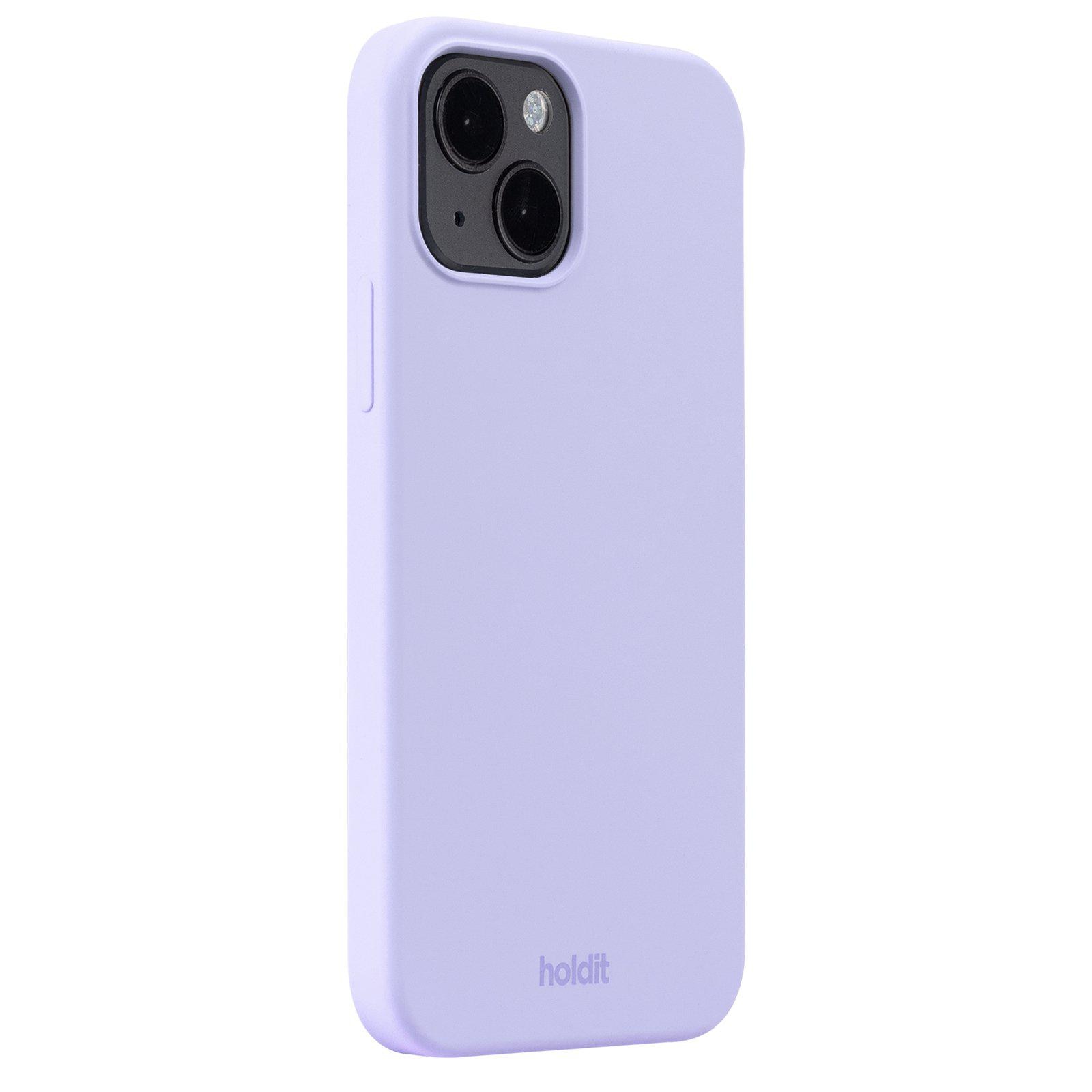 Funda de silicona para iPhone 15 Lavender