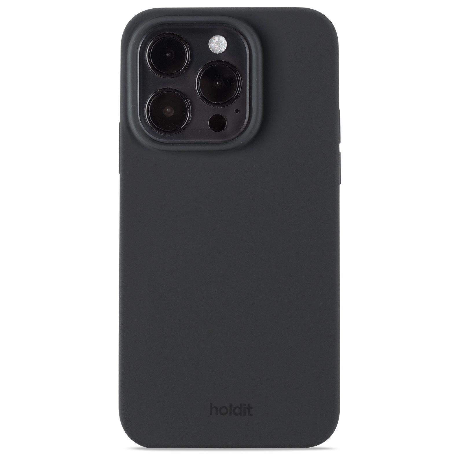 Funda de silicona para iPhone 15 Pro Black