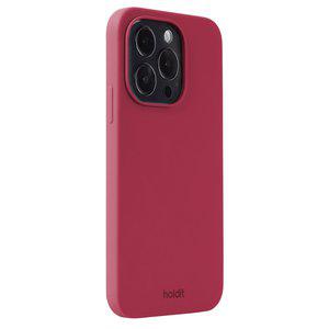 Funda de silicona para iPhone 15 Pro Red Velvet