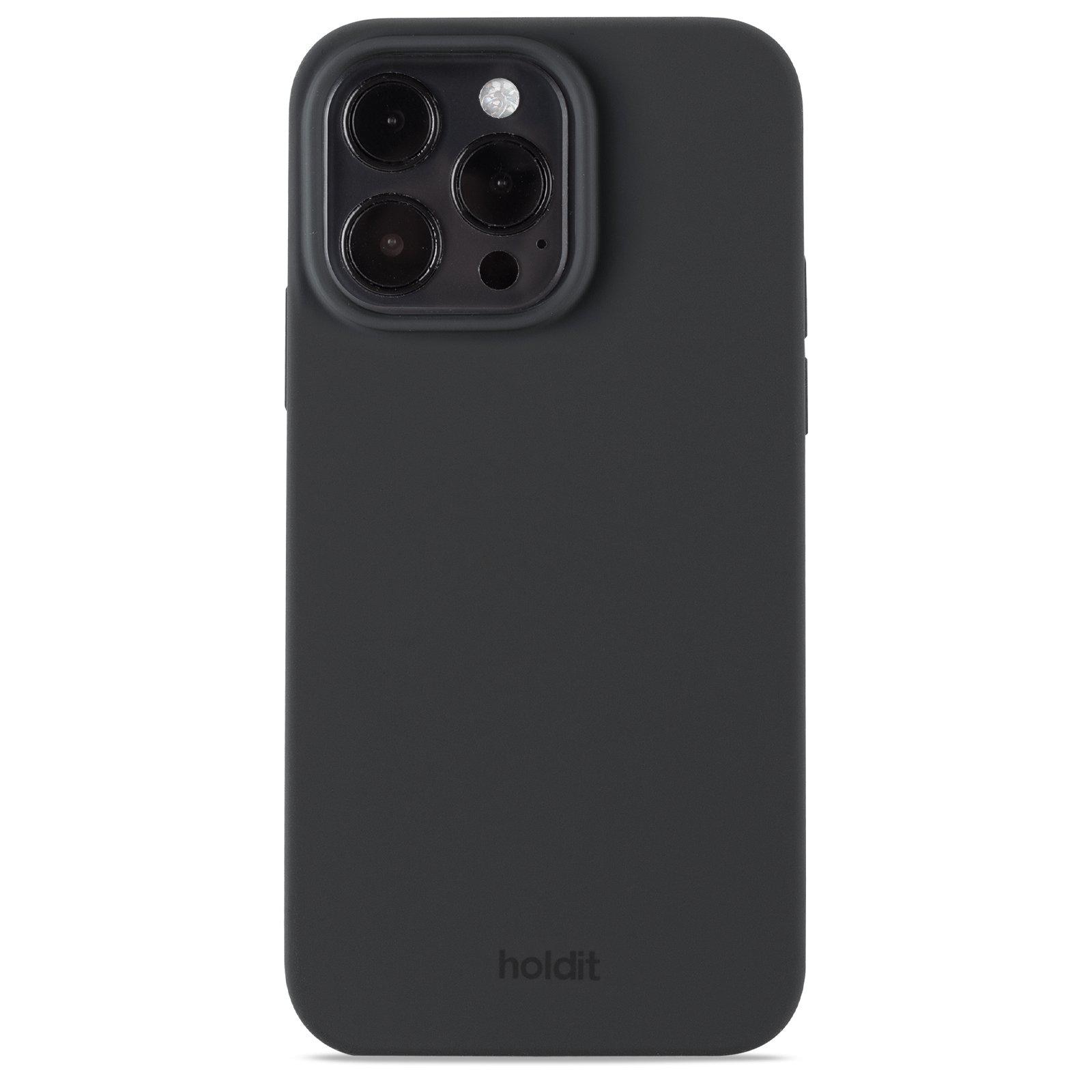 Funda de silicona para iPhone 15 Pro Max Black