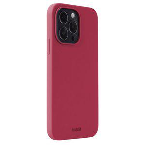 Funda de silicona para iPhone 15 Pro Max Red Velvet