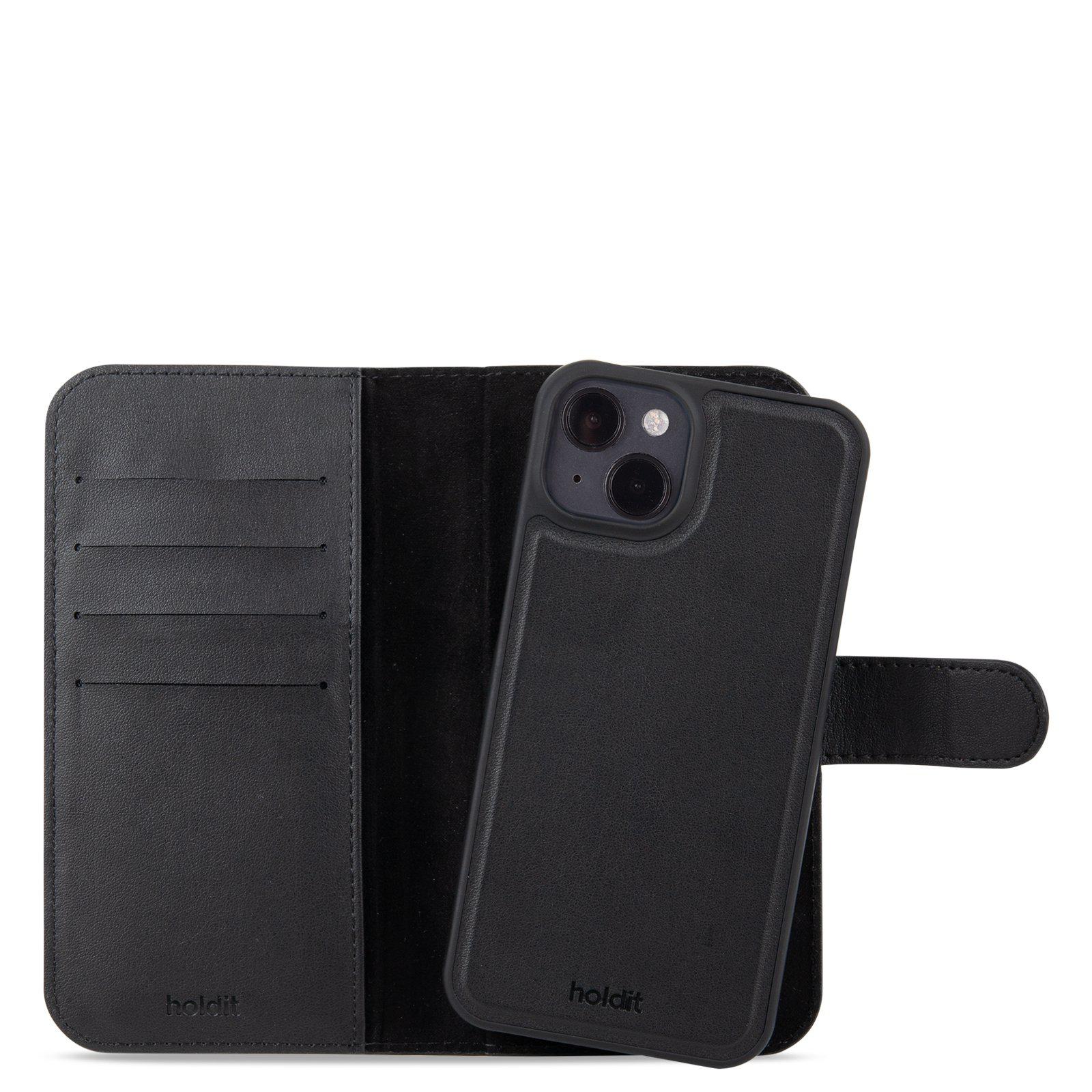 Funda con solapa magnética Plus iPhone 15 negro