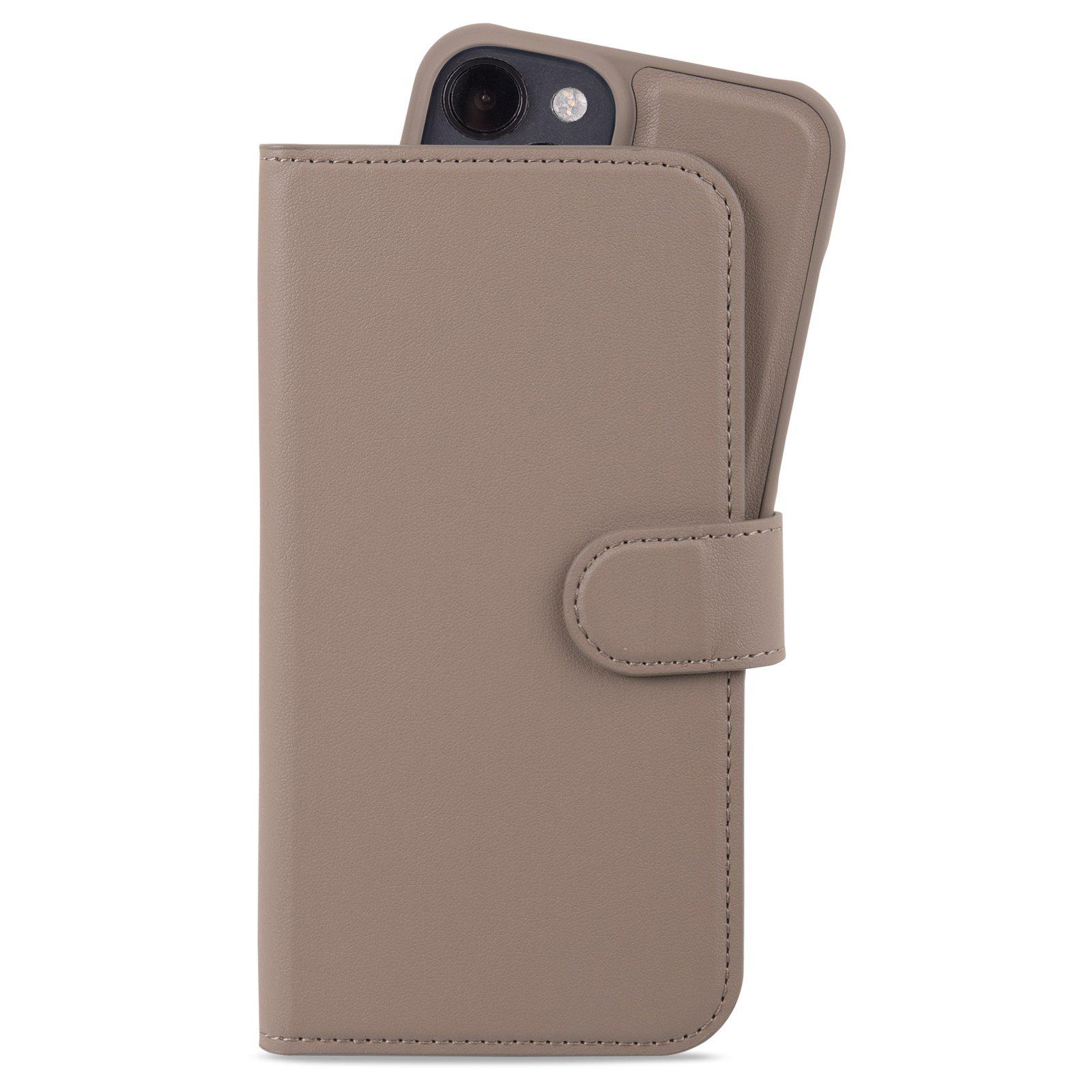 Funda con solapa magnética Plus iPhone 15 Mocha Brown