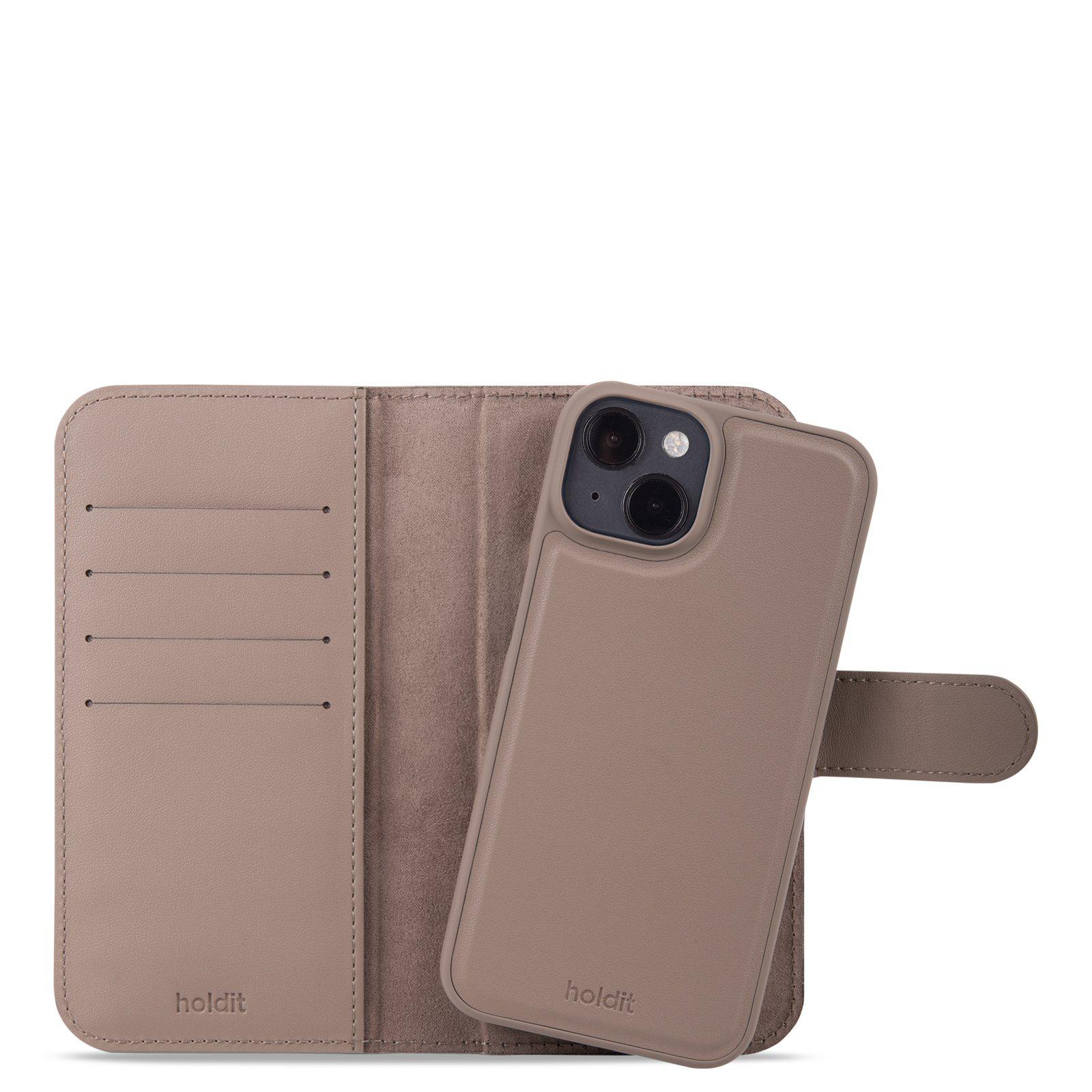 Funda con solapa magnética Plus iPhone 15 Mocha Brown