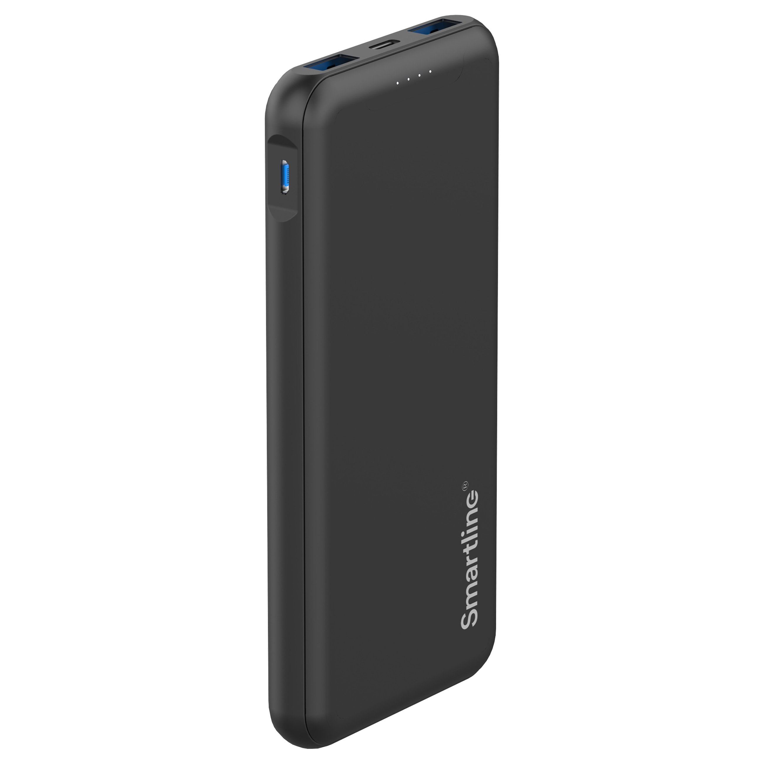 Powerbank 10000 mAh USB-A + USB-C PD negro