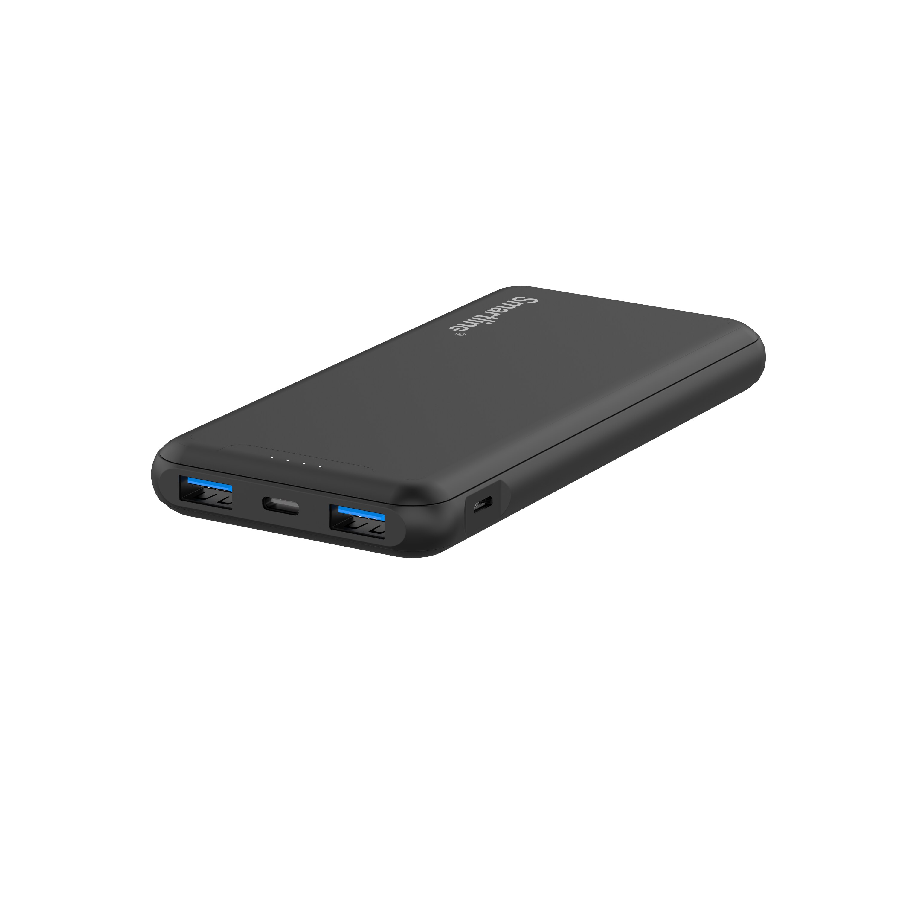 Powerbank 10000 mAh USB-A + USB-C PD negro