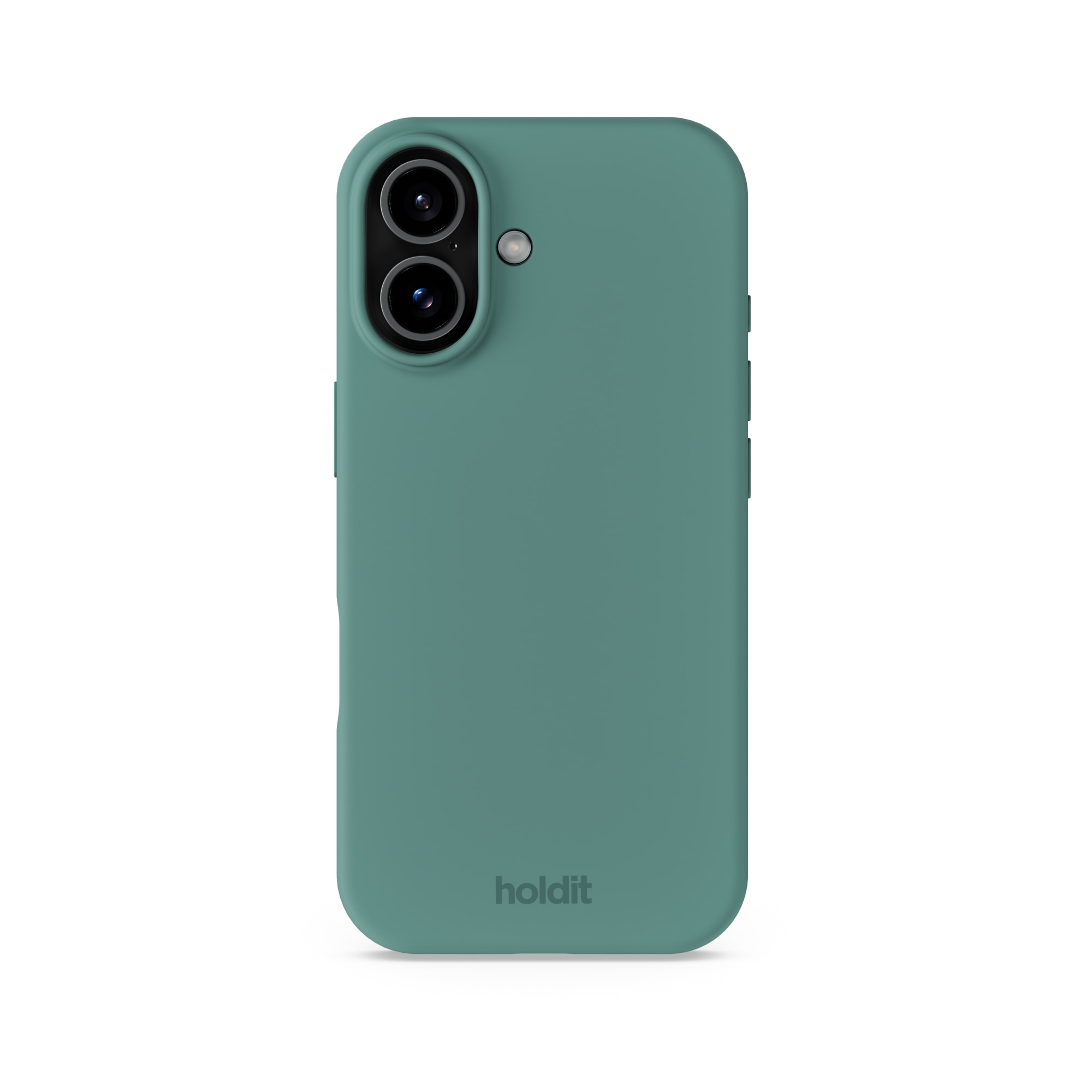Funda de silicona para iPhone 17 Moss Green