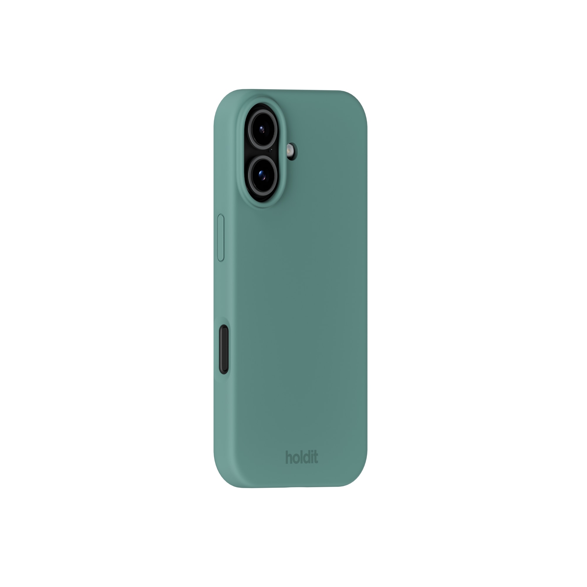 Funda de silicona para iPhone 17 Moss Green