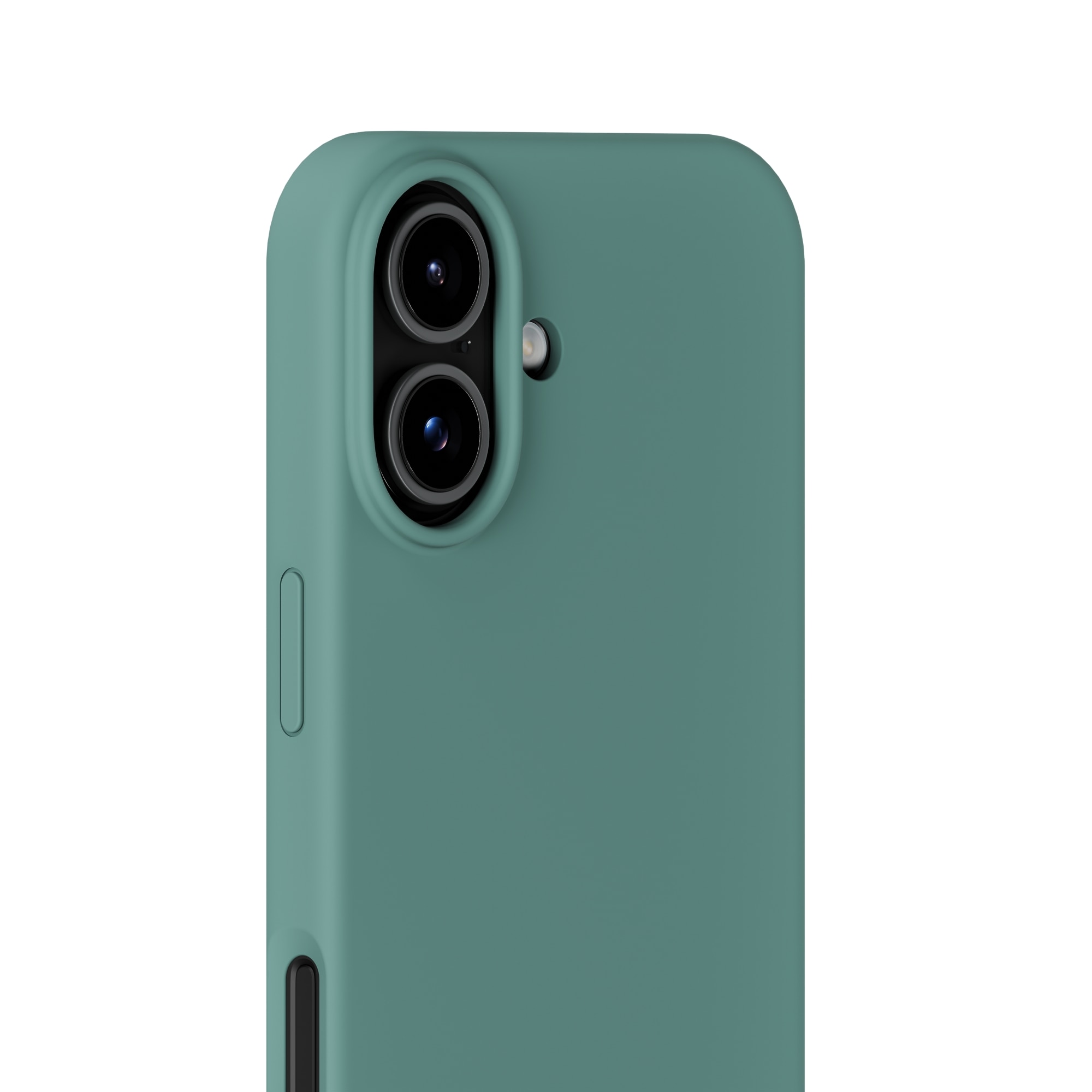 Funda de silicona para iPhone 17 Moss Green