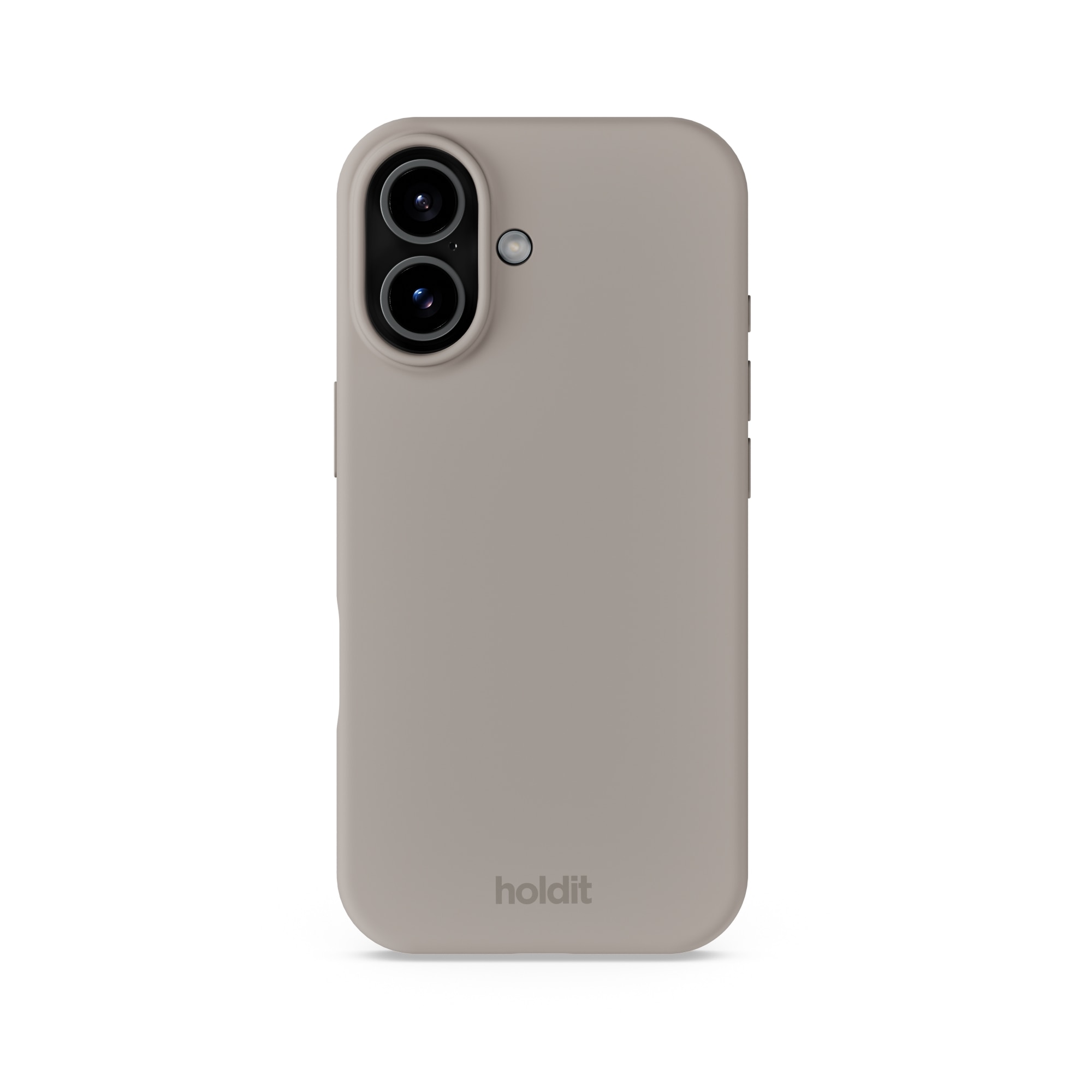 Funda de silicona para iPhone 17 Taupe
