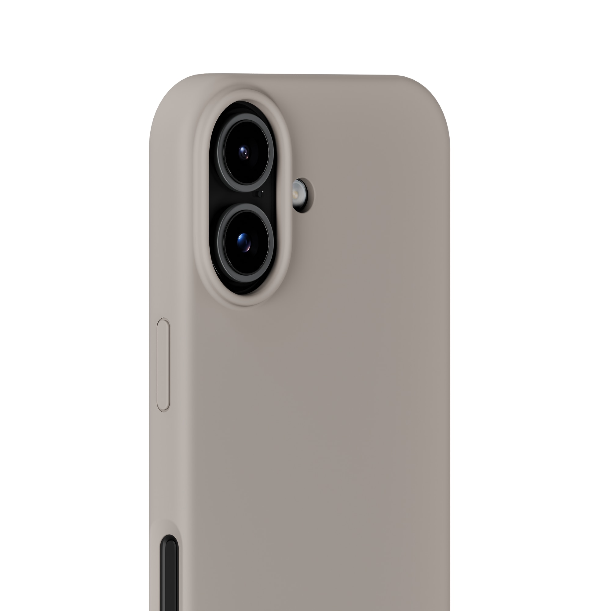 Funda de silicona para iPhone 17 Taupe