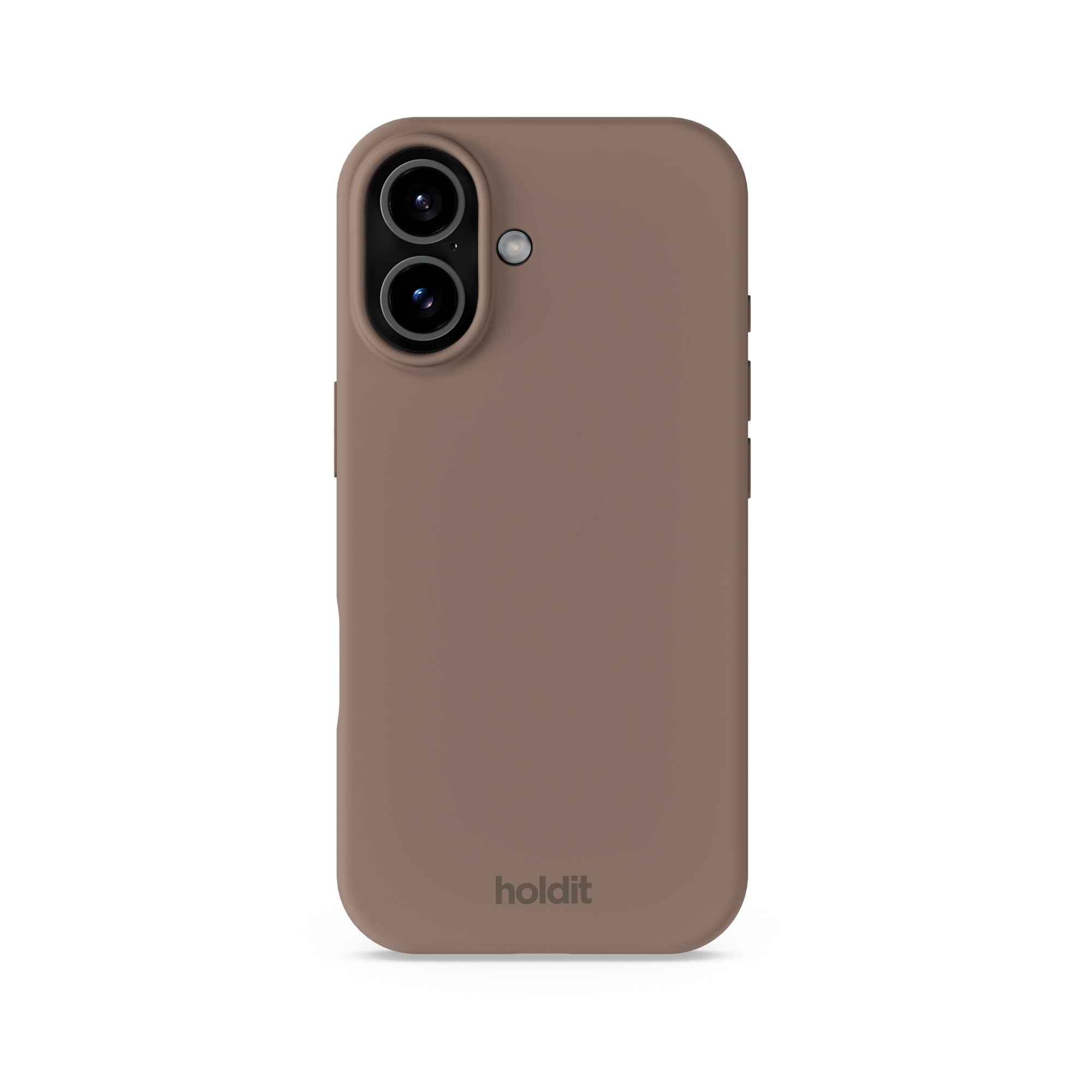 Funda de silicona para iPhone 17 Mocha Brown