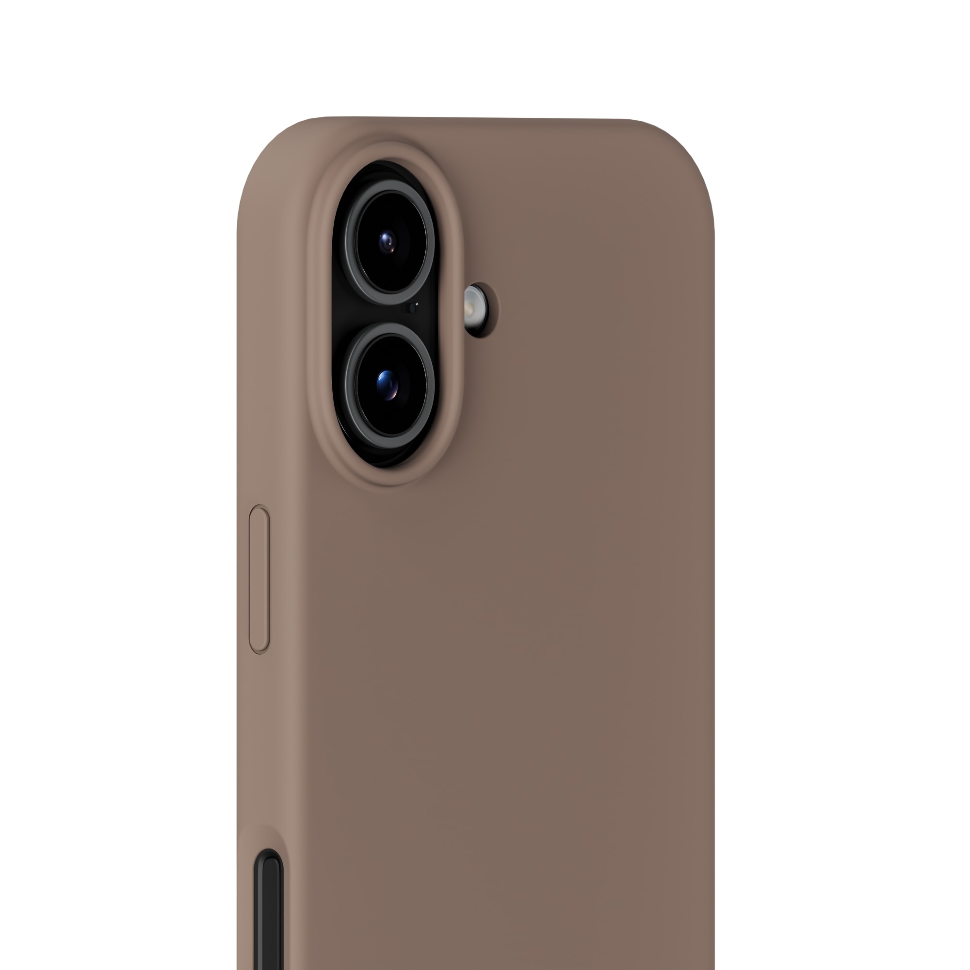 Funda de silicona para iPhone 17 Mocha Brown
