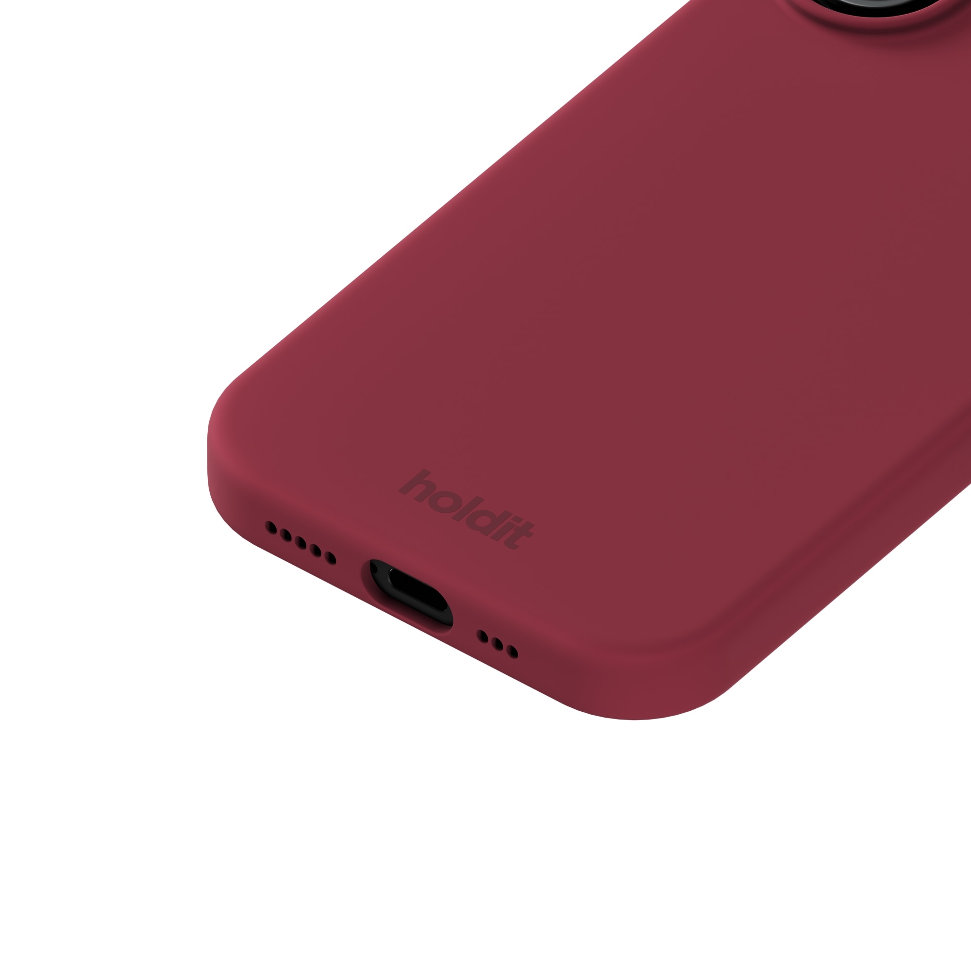 Funda de silicona para iPhone 17 Red Velvet