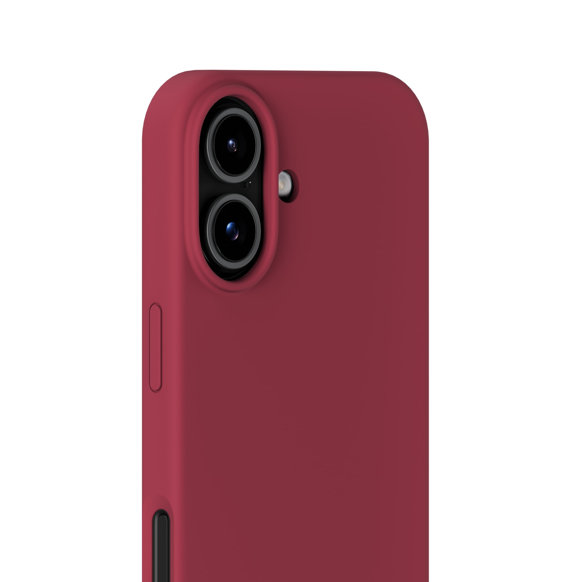 Funda de silicona para iPhone 17 Red Velvet
