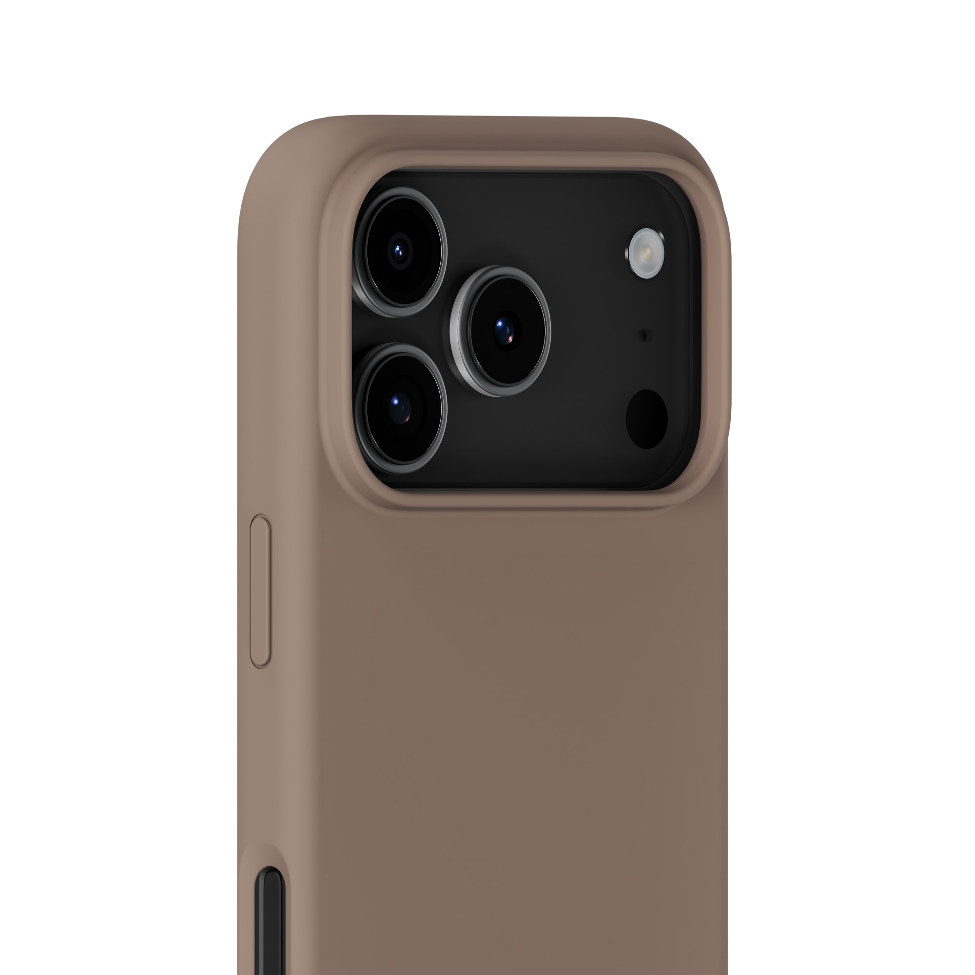 Funda de silicona para iPhone 17 Pro Mocha Brown