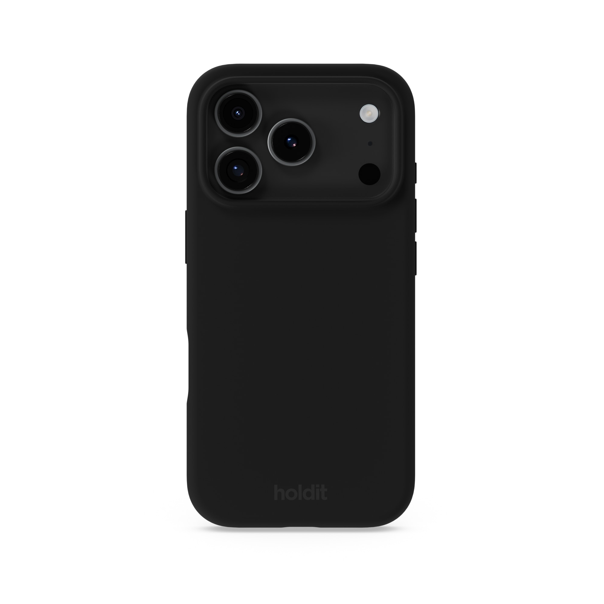 Funda de silicona para iPhone 17 Pro Max Black
