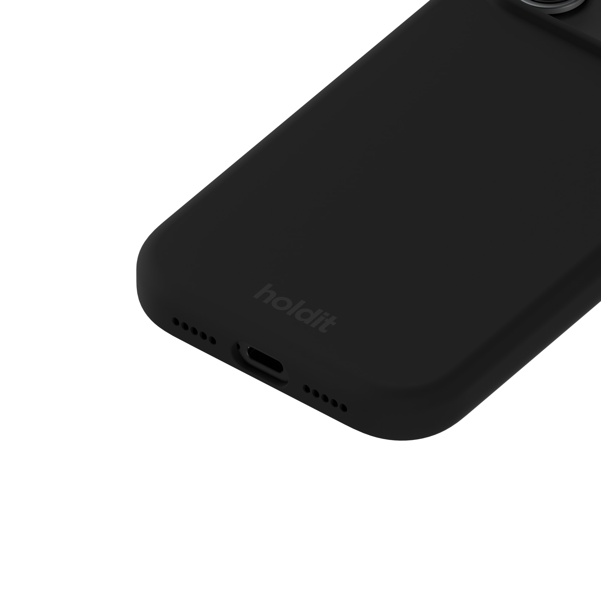 Funda de silicona para iPhone 17 Pro Max Black