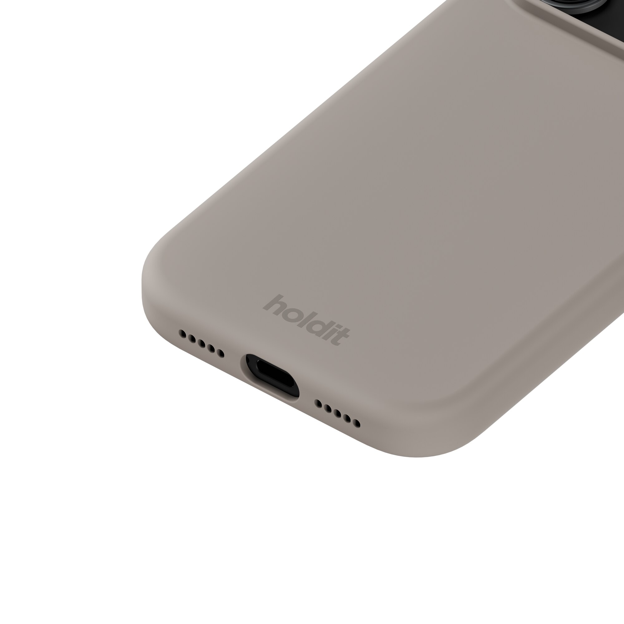 Funda de silicona para iPhone 17 Pro Max Taupe