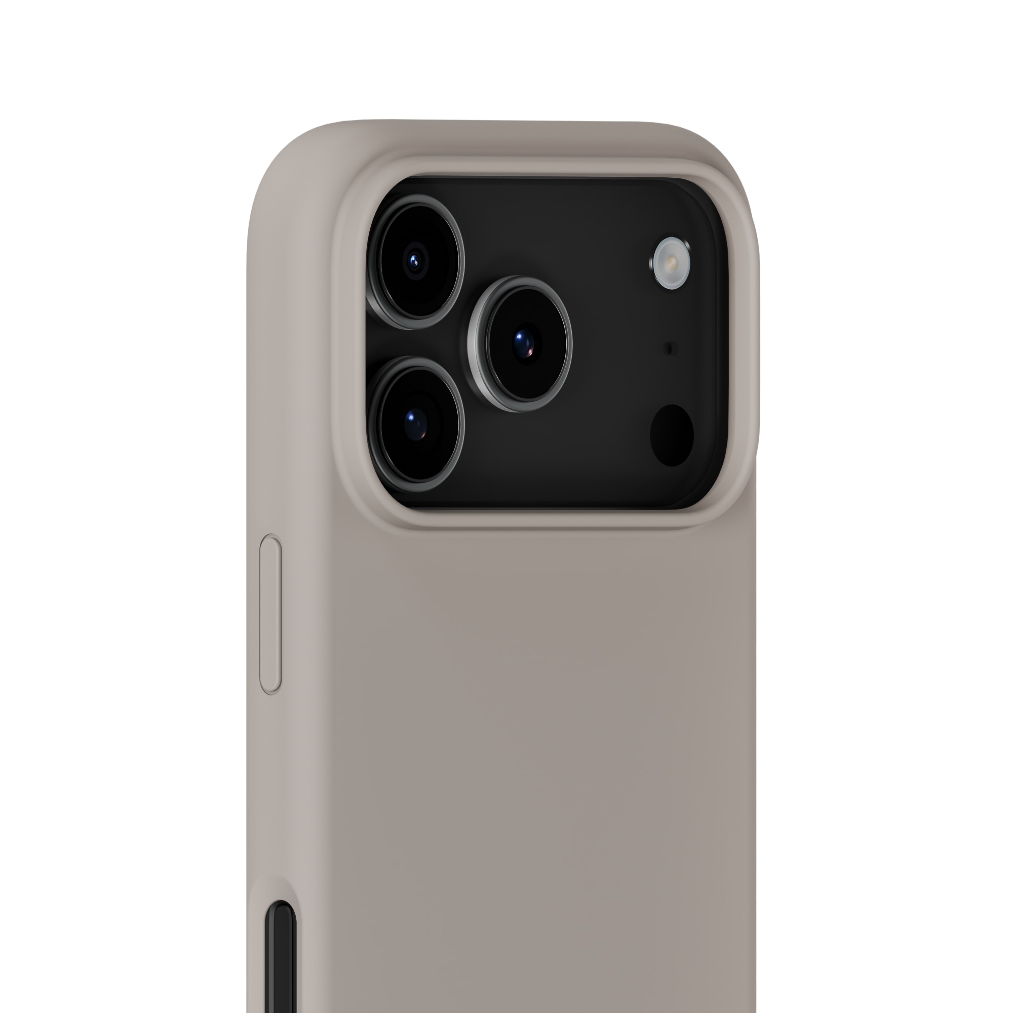 Funda de silicona para iPhone 17 Pro Max Taupe