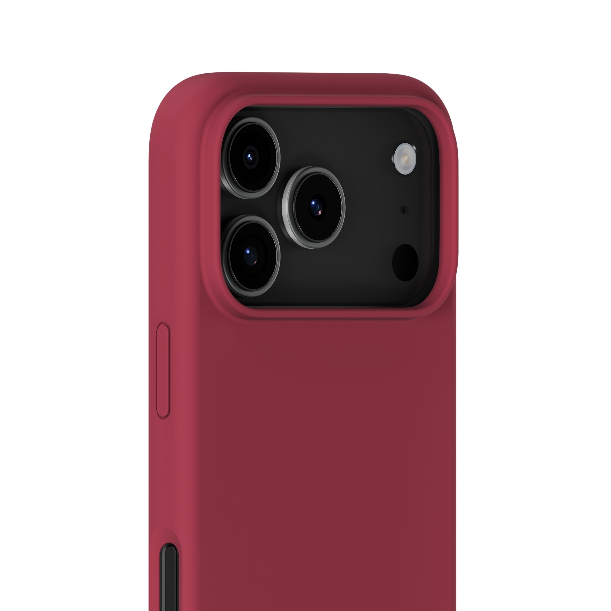Funda de silicona para iPhone 17 Pro Max Red Velvet