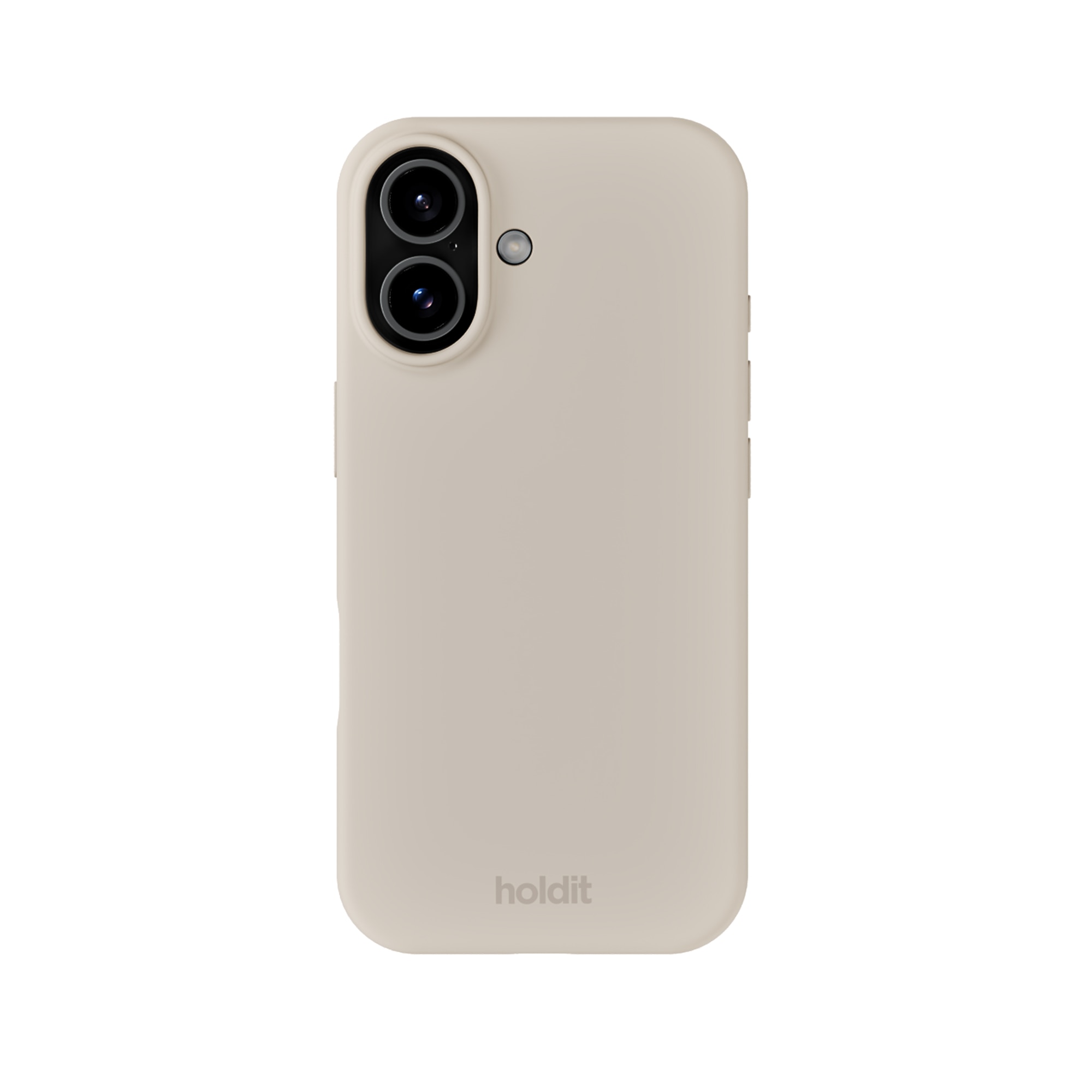 Funda de silicona para iPhone 17 Light Beige