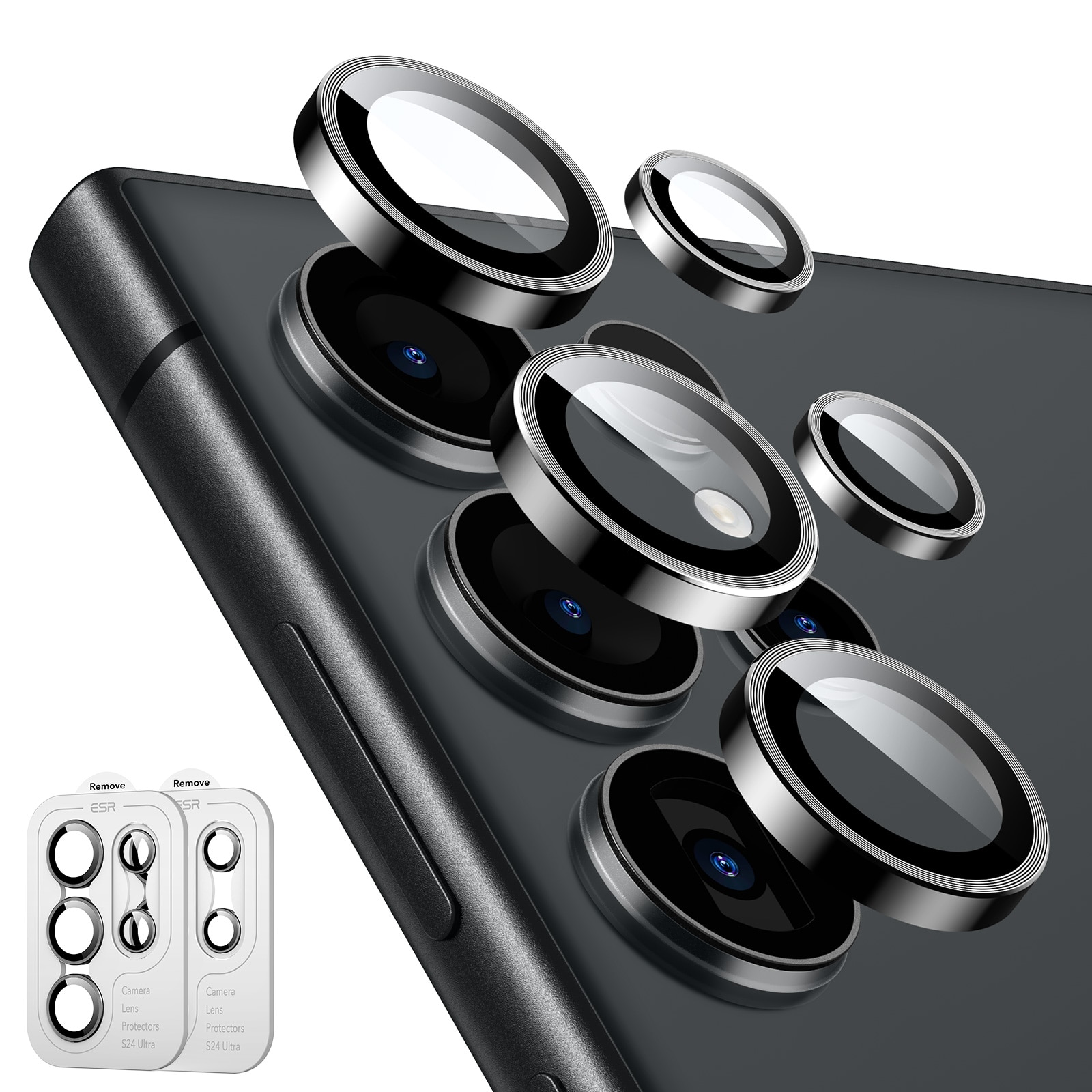 Armorite Camera Lens Protector (2 piezas) Samsung Galaxy S24 Ultra Black