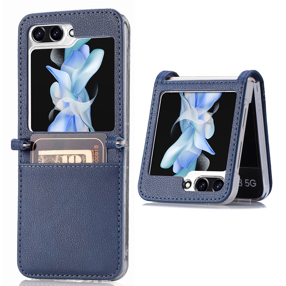 Cartera Slim Card Wallet Samsung Galaxy Z Flip 5 azul